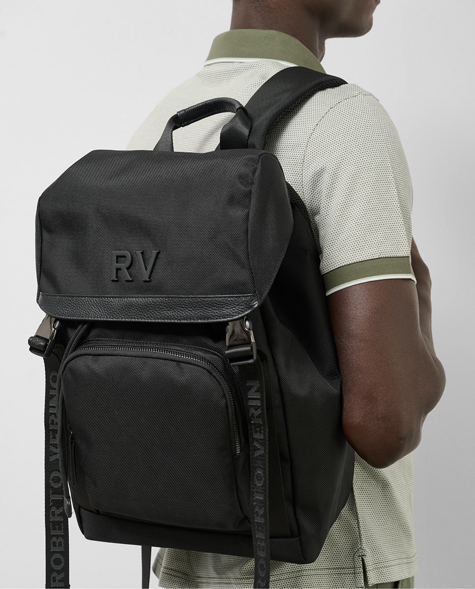 Mochila de Nylon Work Preto-5