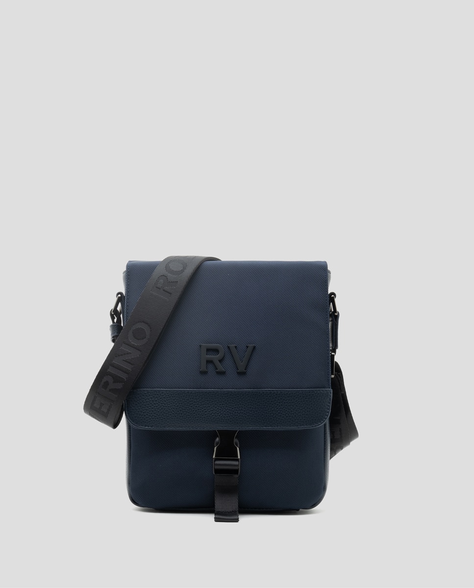 Mala a Tiracolo de Tablet em Nylon Work Azul-marinho-1