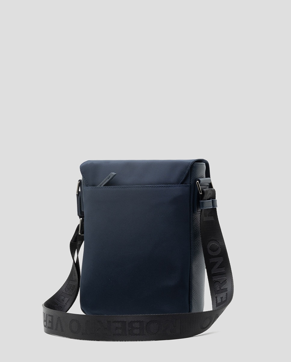 Mala a Tiracolo de Tablet em Nylon Work Azul-marinho-4