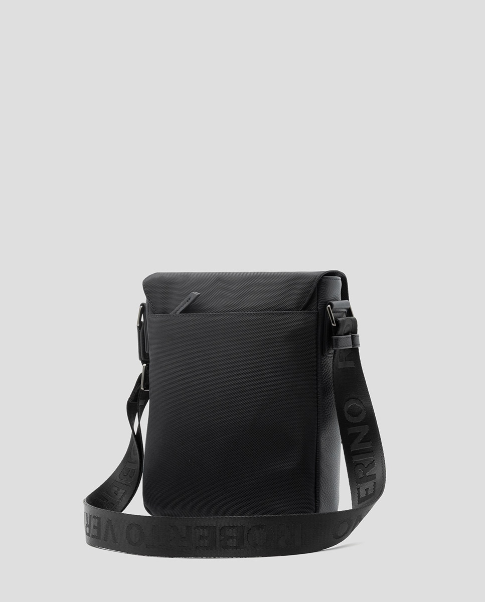 Mala a Tiracolo de Tablet em Nylon Work Preto-4