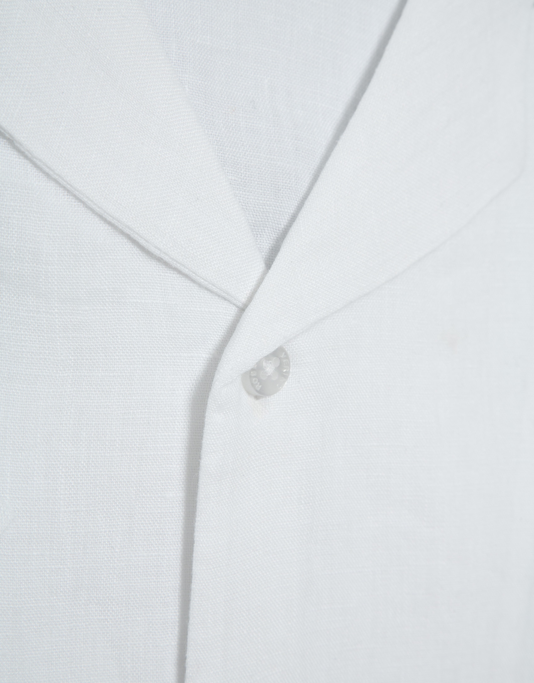 Camisa Casual Guayabera Slim Fit de Linho Branco-5