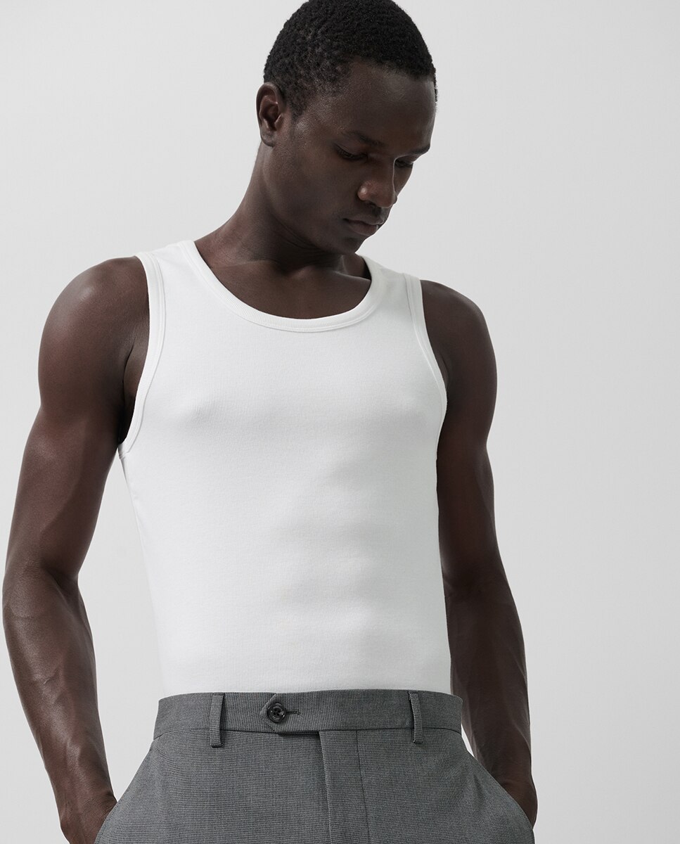 T-shirt de Alças Branco-1