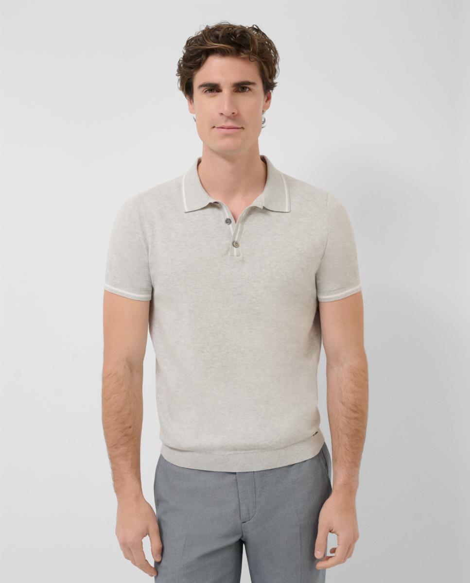 Imagem 0 de Polo de Tricot com Manga Curta