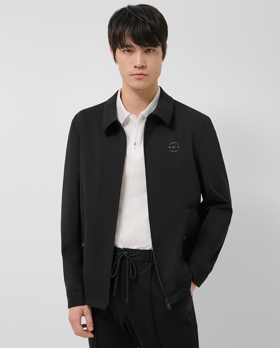 Sobrecamisa Separate de Malha Roma Preto-1
