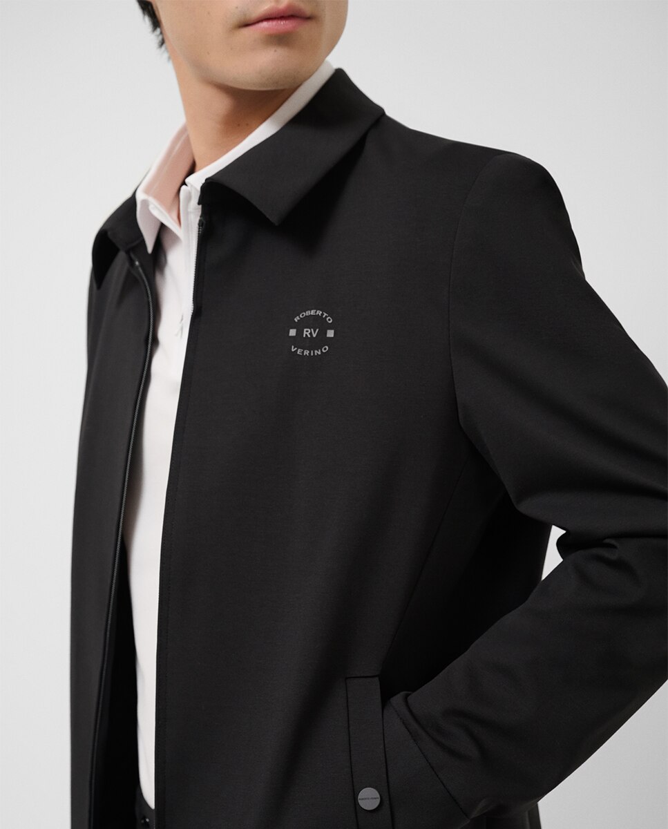 Sobrecamisa Separate de Malha Roma Preto-3