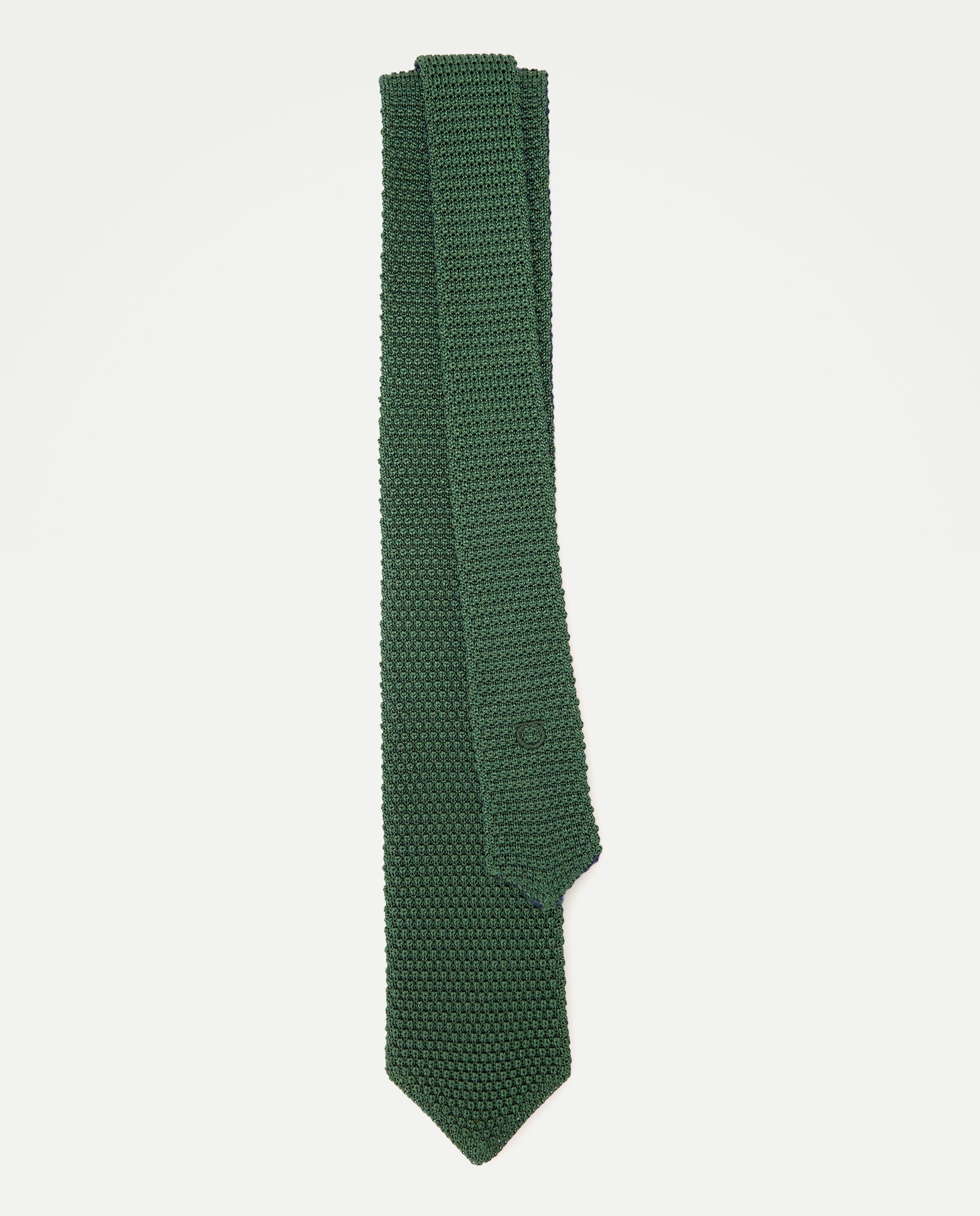 Gravata de Seda Verde-escuro-2
