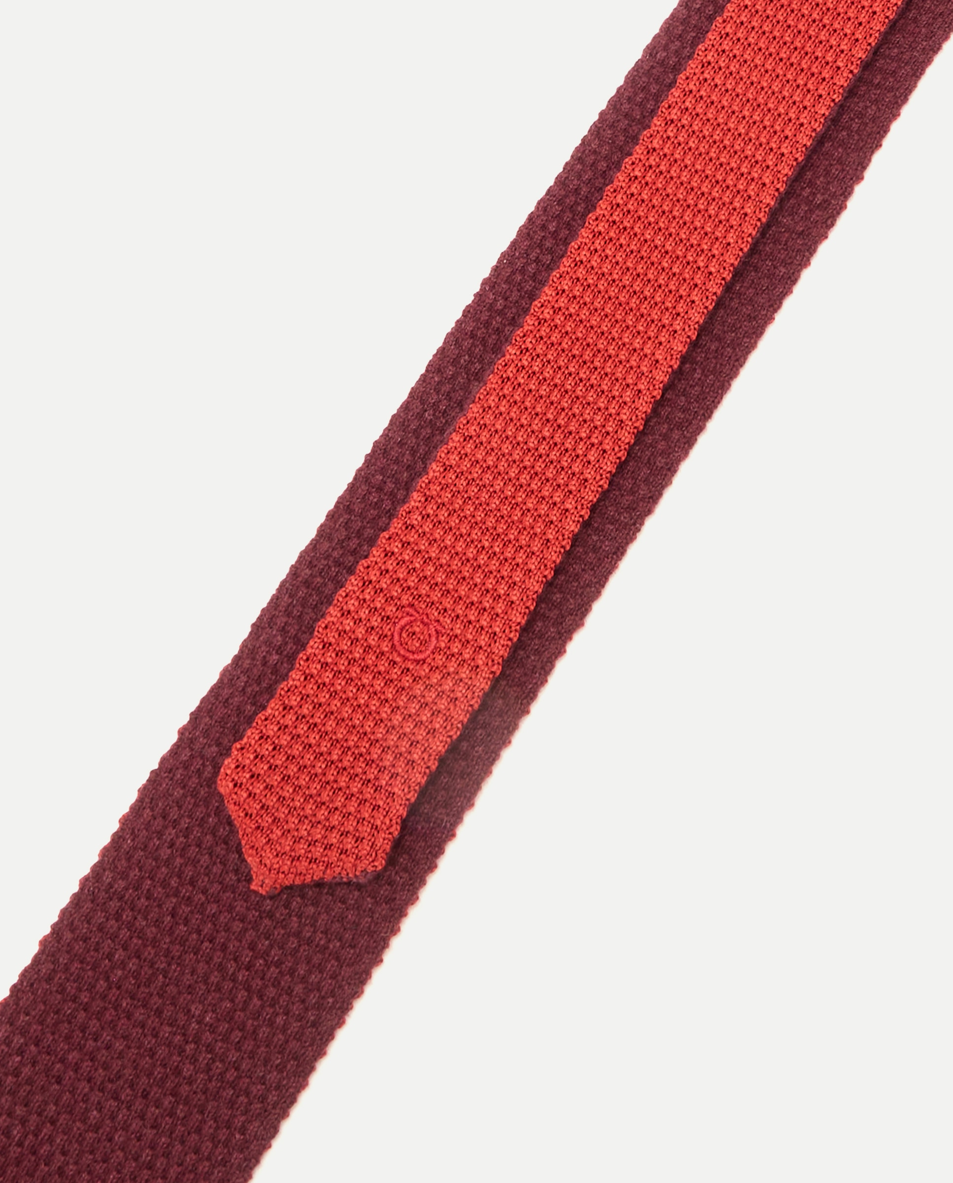 Gravata de Seda Vermelho-3