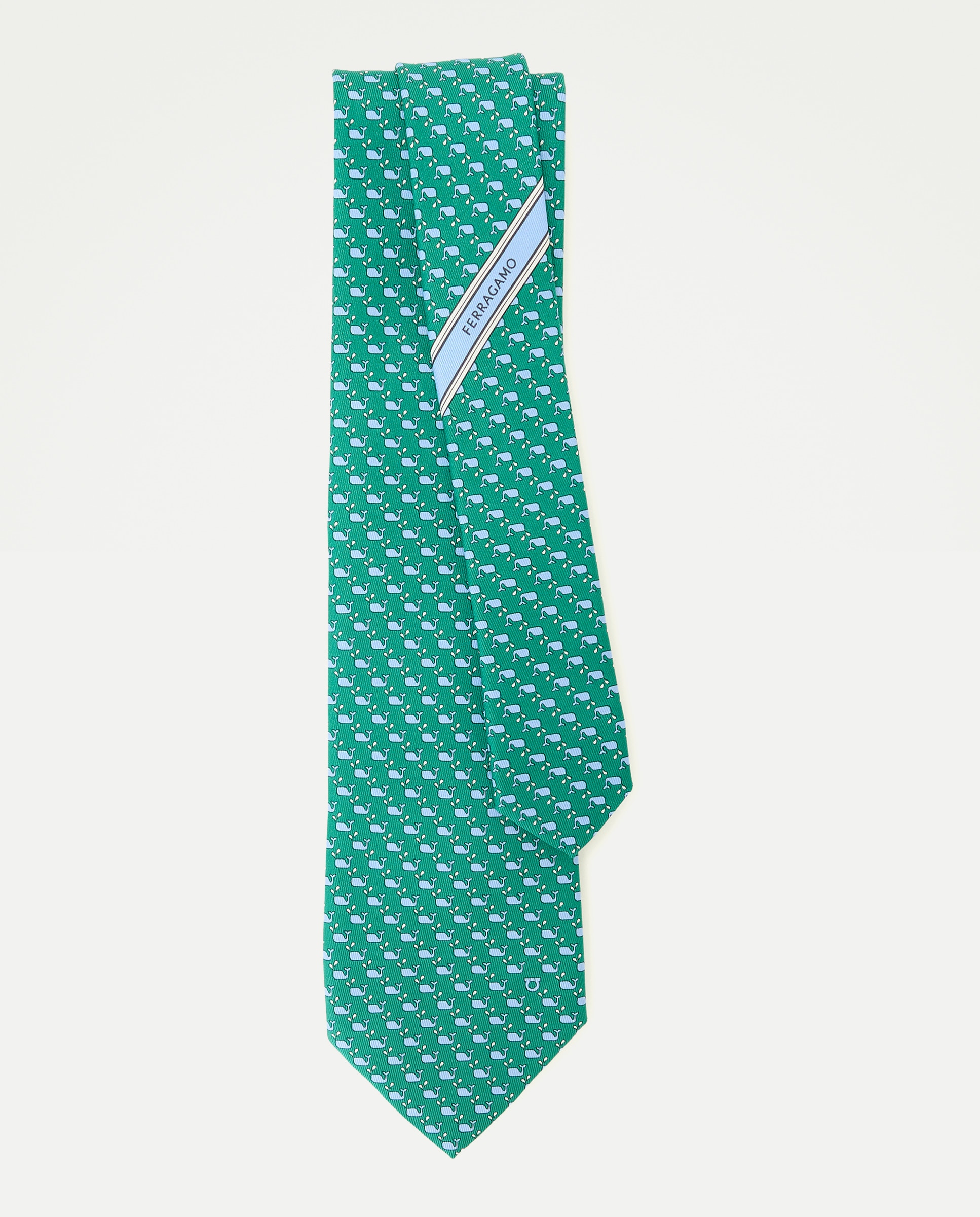 Gravata de Seda Verde-claro-2