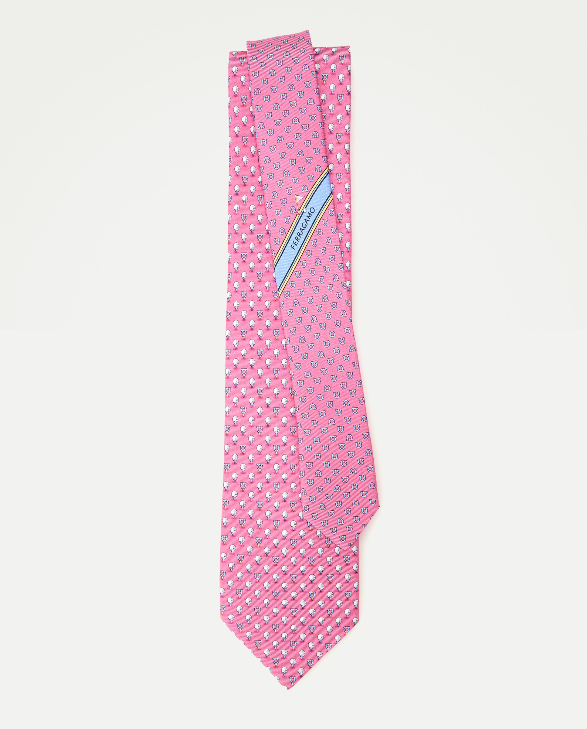 Gravata de Seda Rosa-2