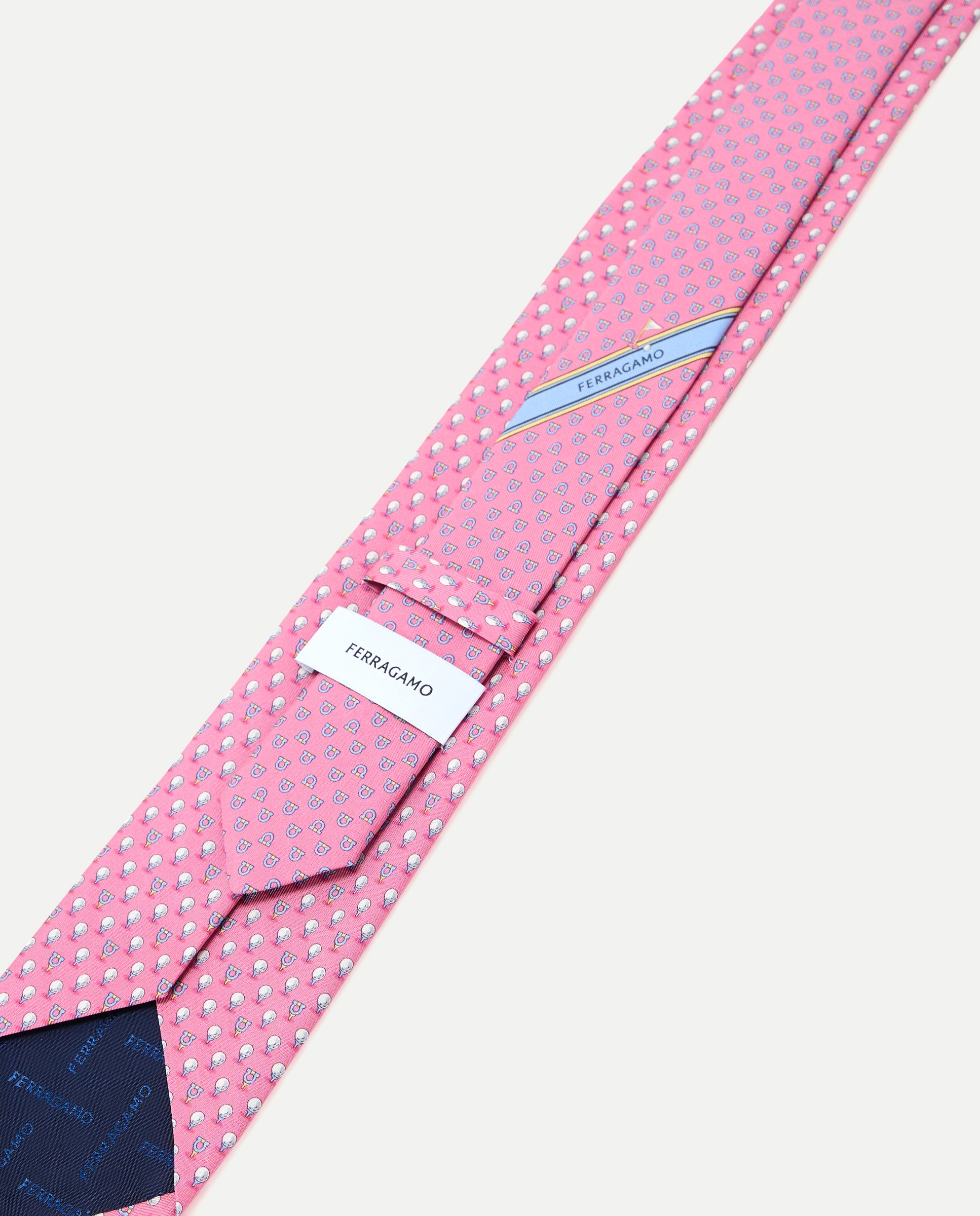 Gravata de Seda Rosa-3