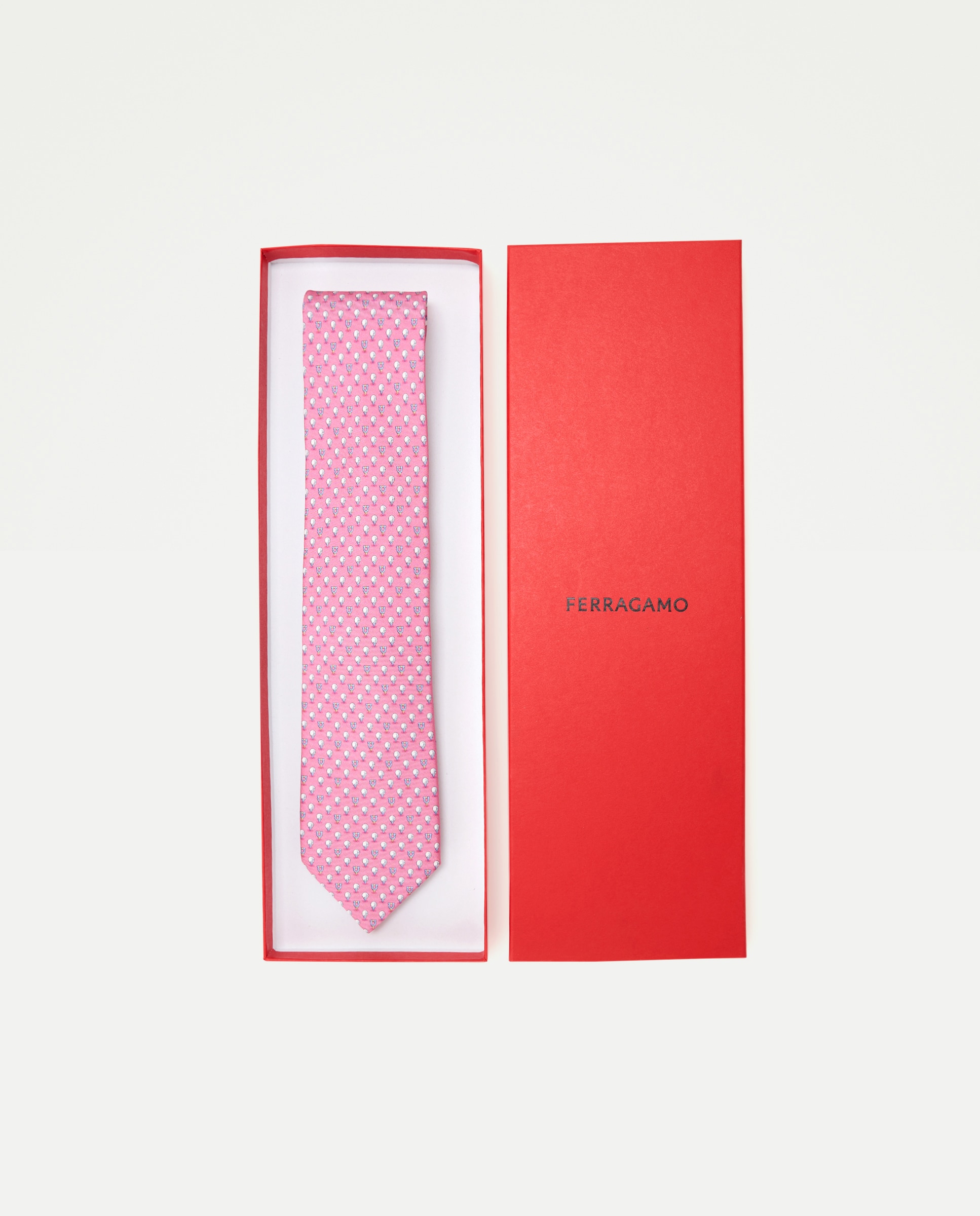 Gravata de Seda Rosa-4