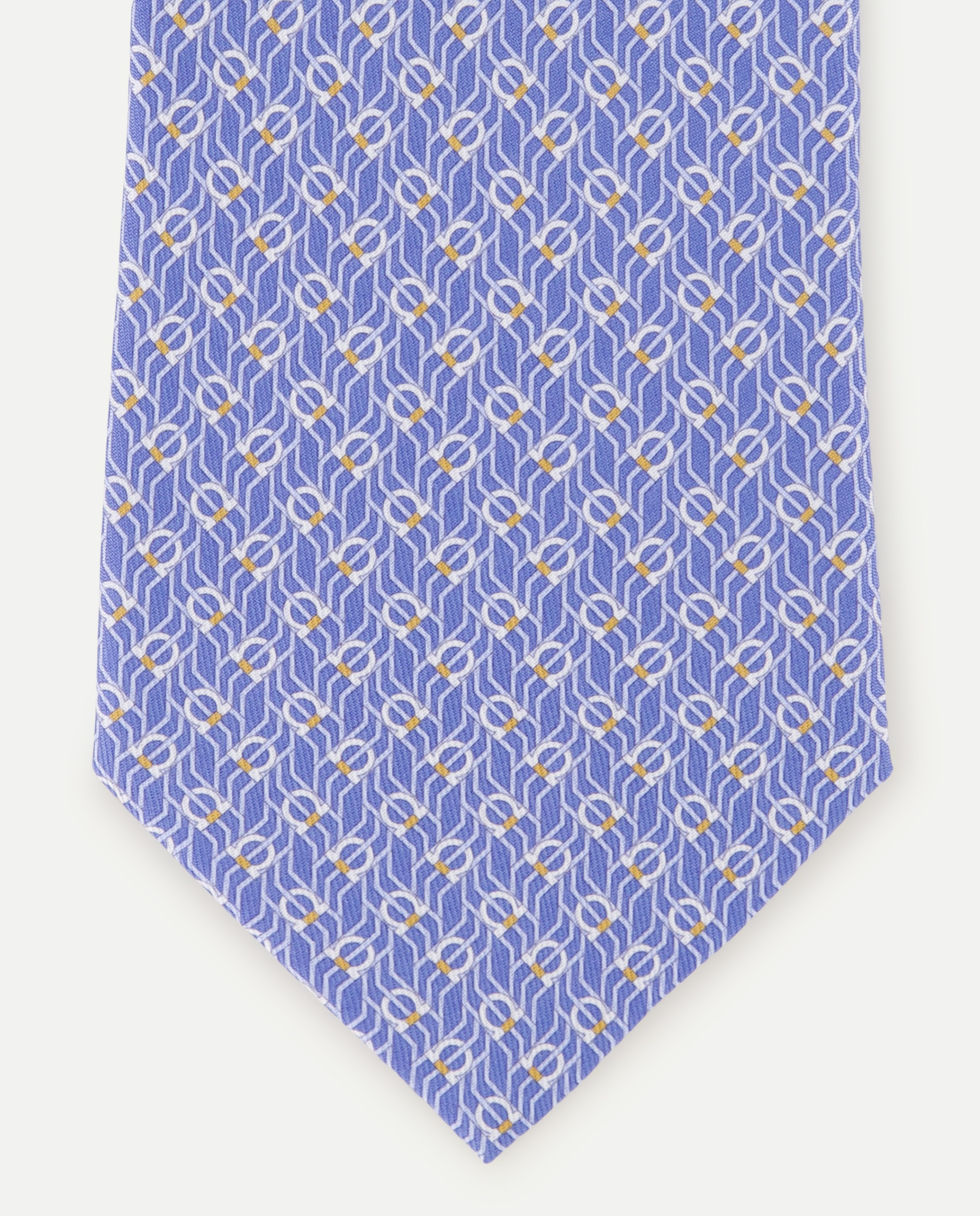 Imagen 0 de Corbata de seda estampada Azul claro