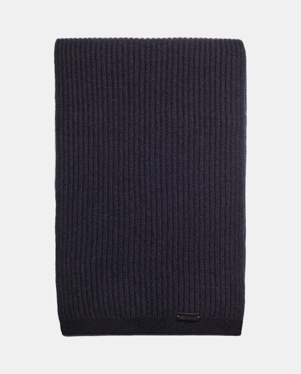 Imagen 0 de Bufanda en tejido 100% cashmere Azul marino