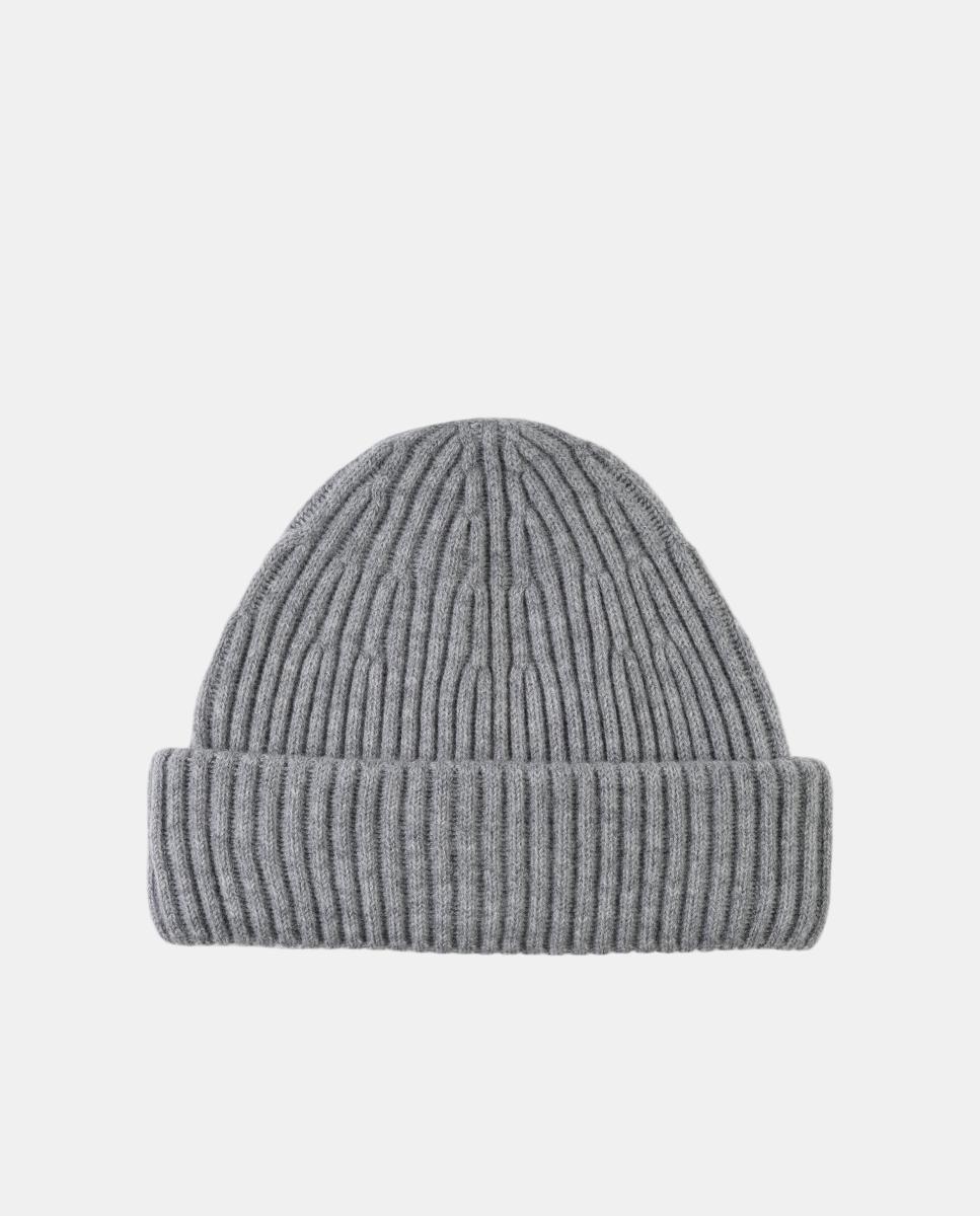 Imagen 1 de Gorro beanie 100% lana merino Gris claro