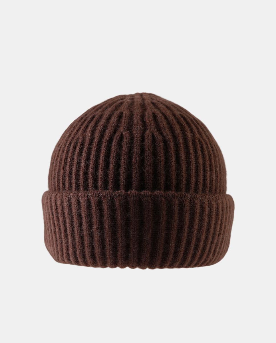 Imagen 2 de Gorro beanie 100% lana merino - AMANDA CHRISTENSEN - Marrón oscuro Marrón oscuro