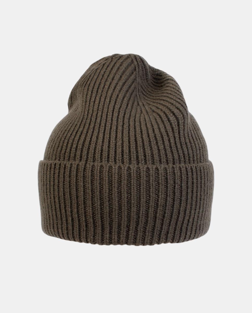 Imagen 1 de Gorro beanie 100% lana merino Verde oscuro