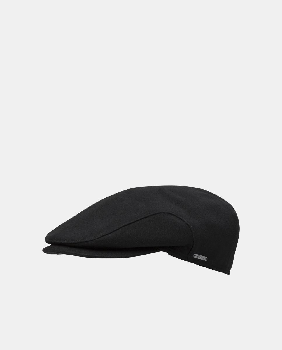Imagen 0 de Gorra inglesa 100% lana Negro