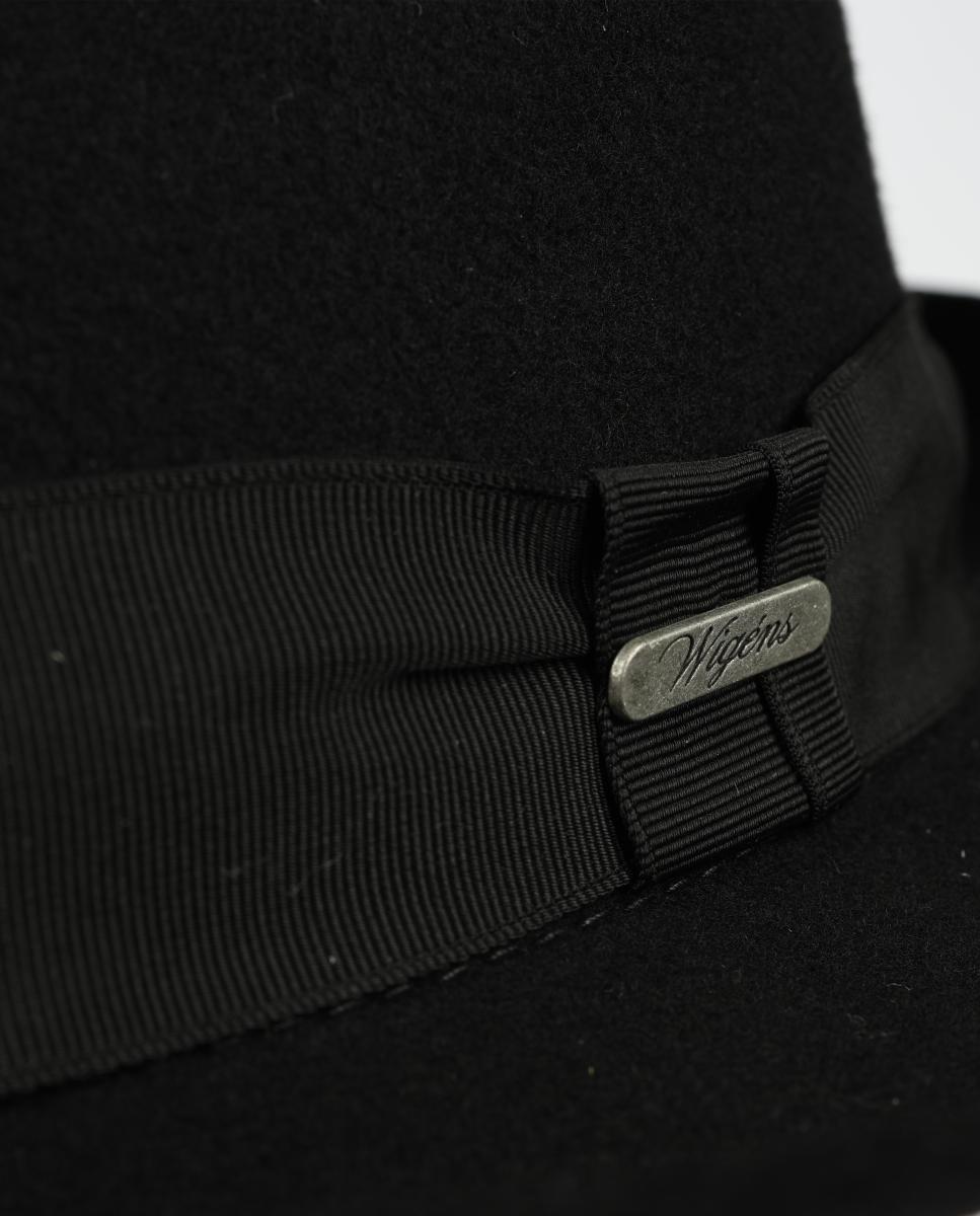 Sombrero 100% lana merino - Wigens - Negro Negro-4