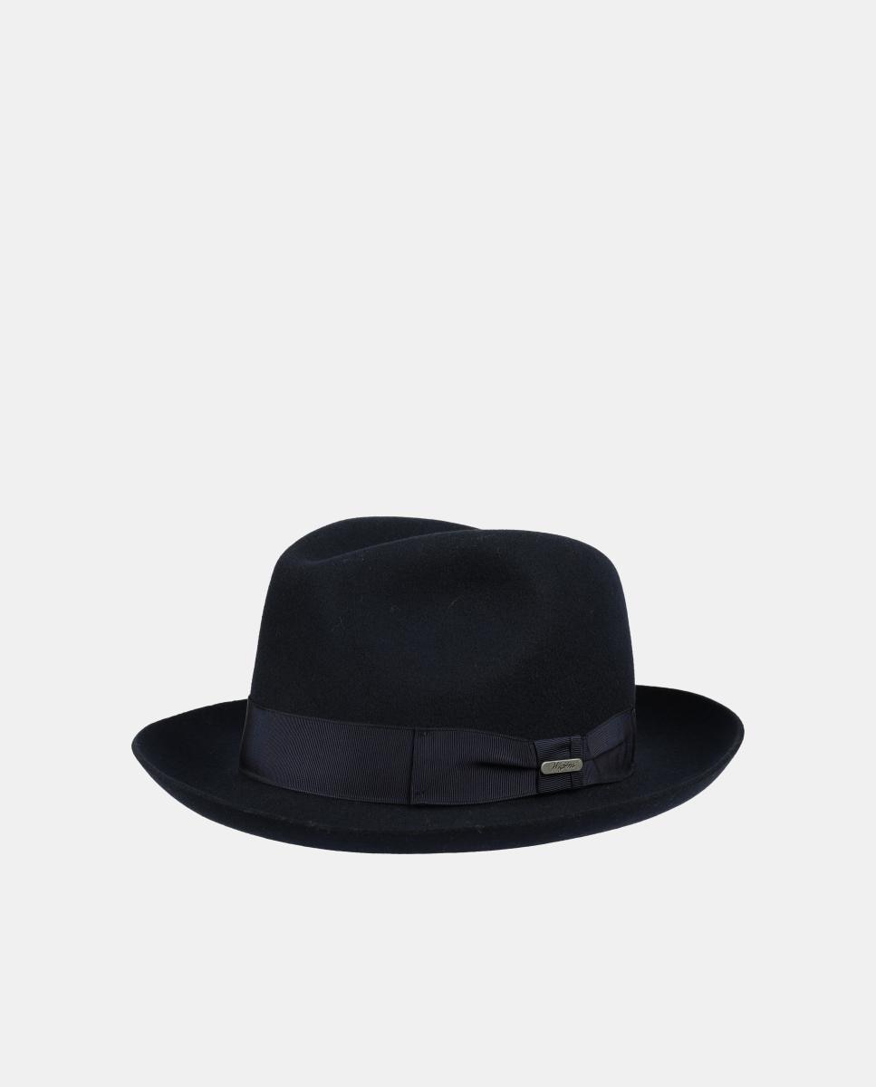 Sombrero 100% lana merino - Wigens - Azul marino Azul marino-1