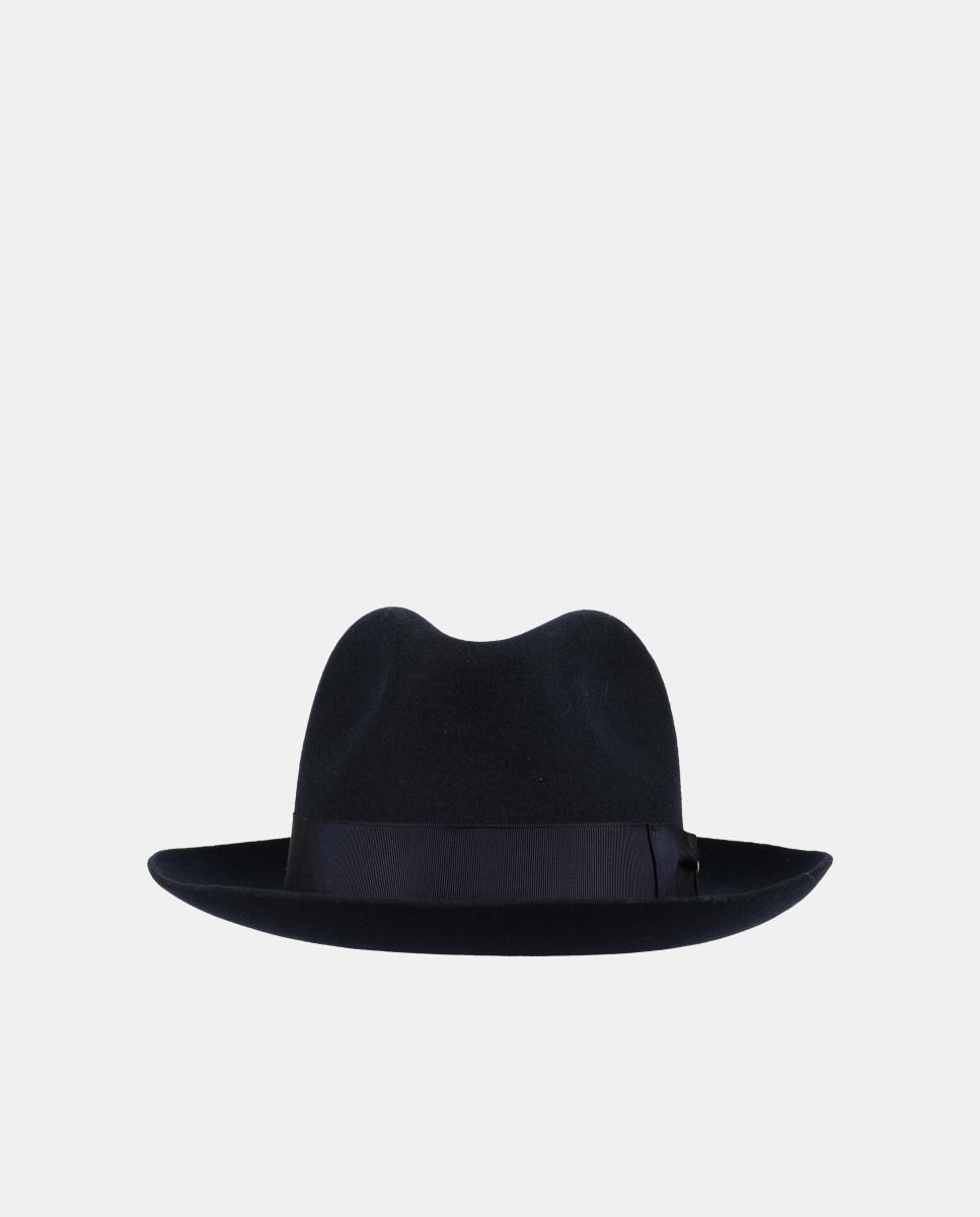Sombrero 100% lana merino - Wigens - Azul marino Azul marino-2