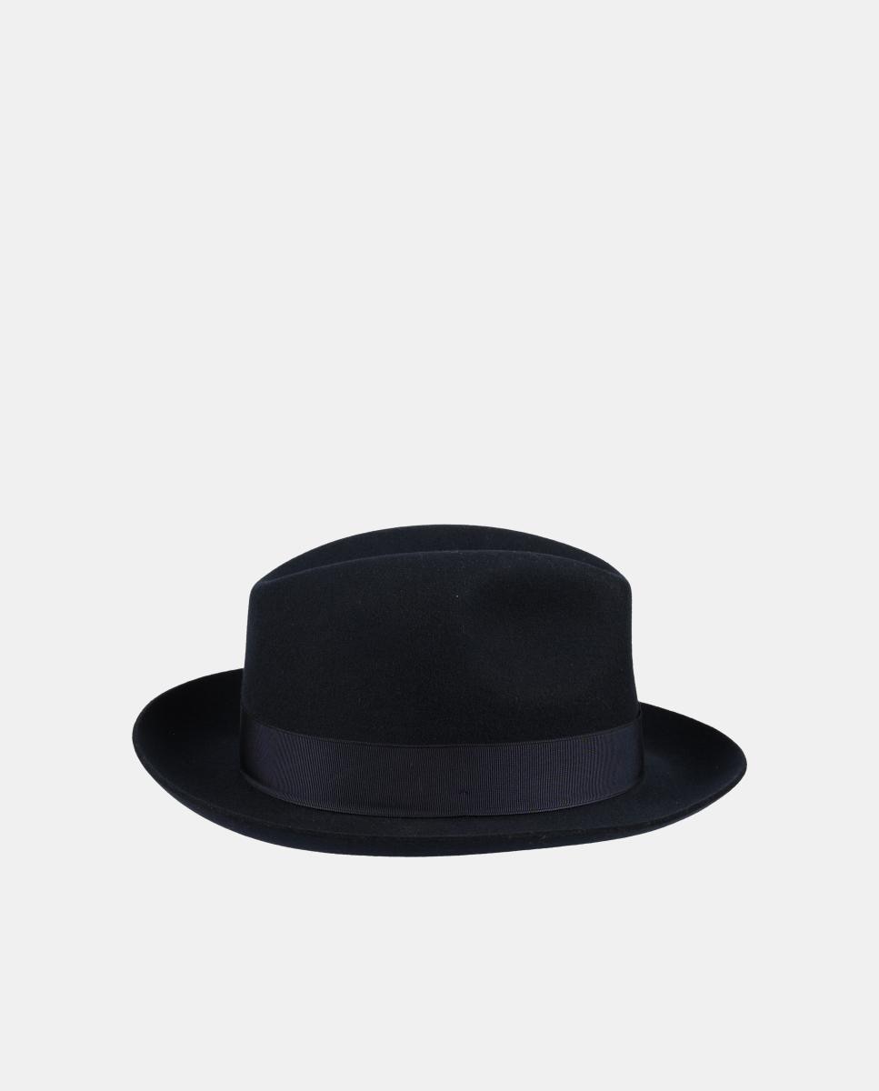 Sombrero 100% lana merino - Wigens - Azul marino Azul marino-3