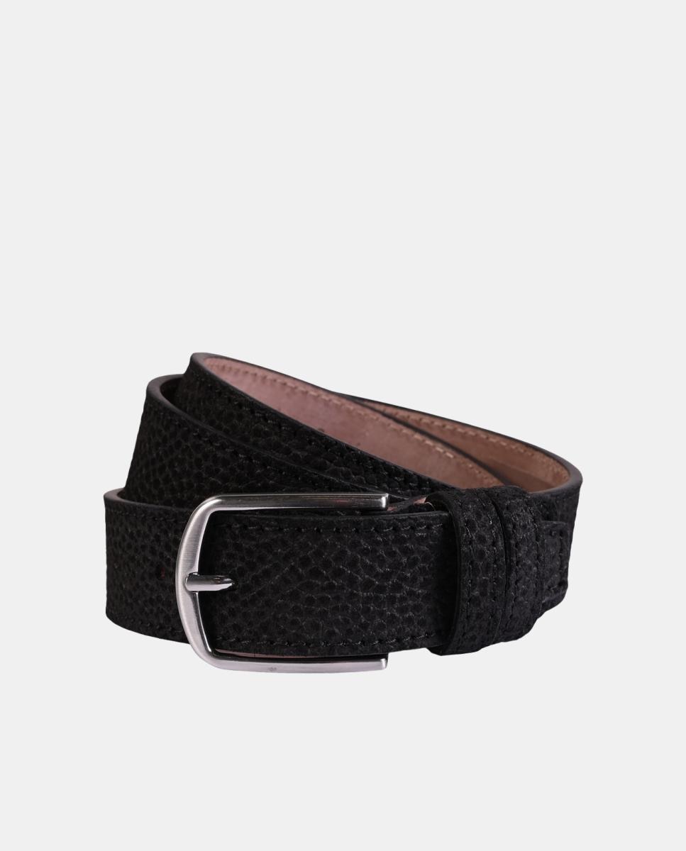 Imagen 1 de Cinturón casual de piel - AMANDA CHRISTENSEN - Negro Negro