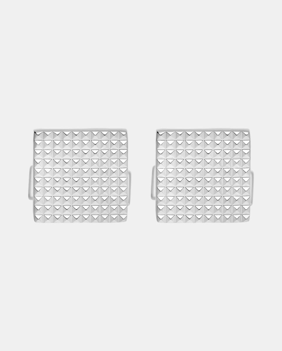 Imagen 2 de Gemelos cuadrados de metal - S.T. Dupont - Plata Plata