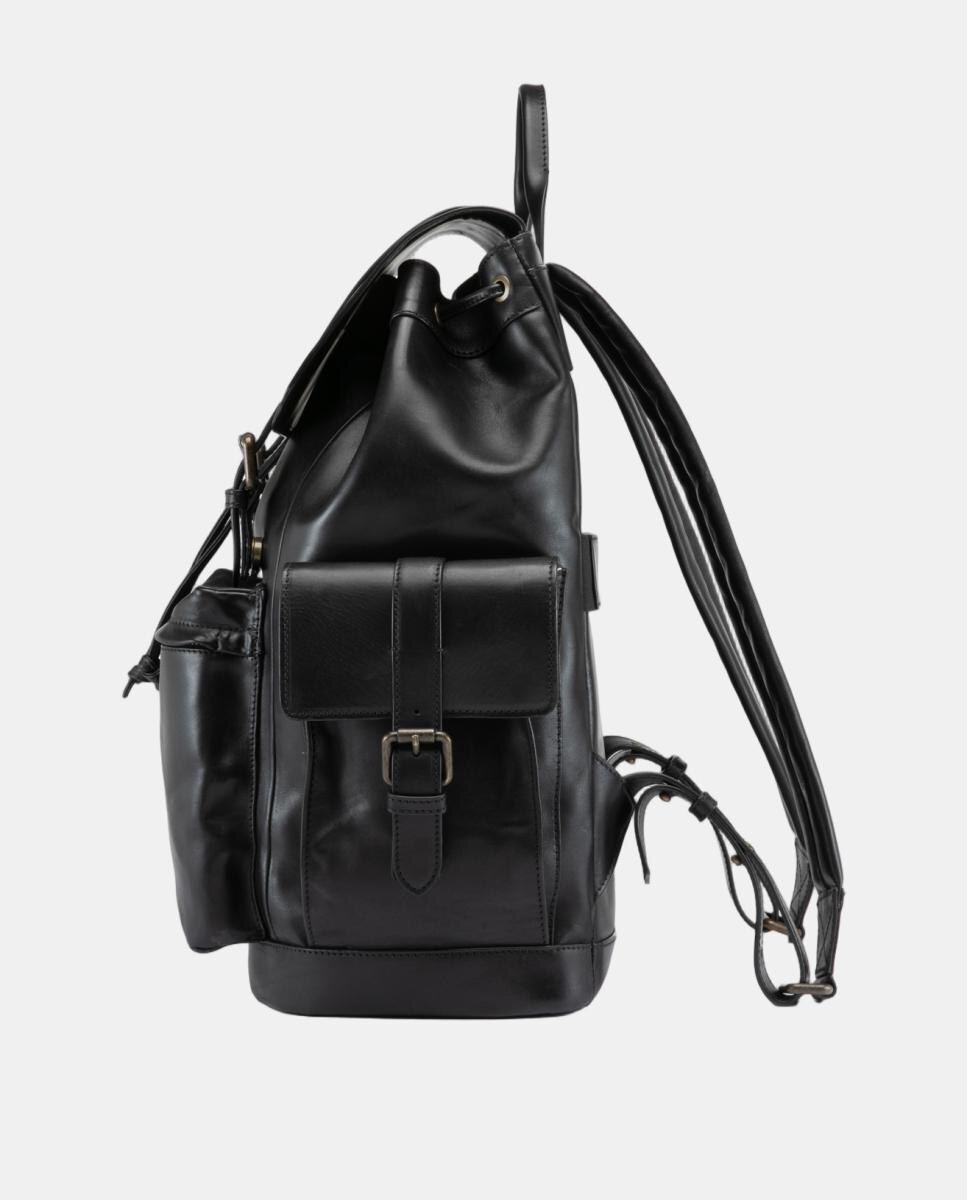 Imagen 5 de Mochila de hombre de piel - Officine Creative - Negro Negro