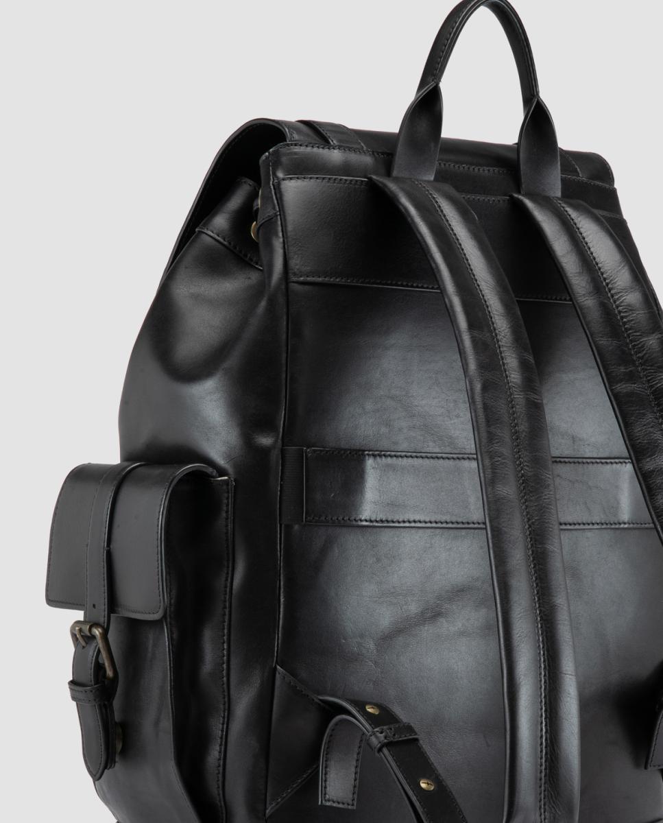 Imagen 6 de Mochila de hombre de piel - Officine Creative - Negro Negro