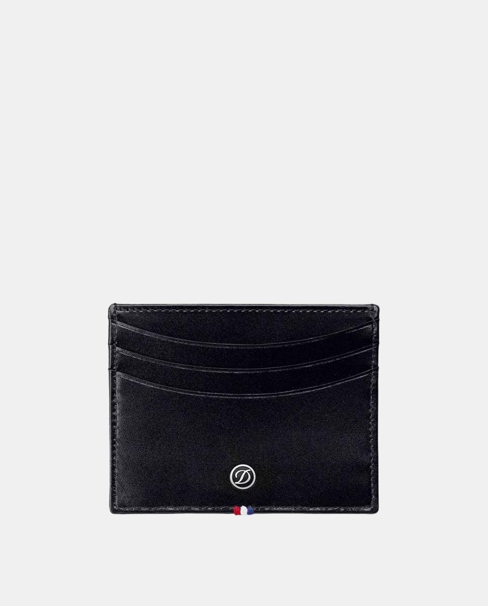 Tarjetero de piel con logotipo - S.T. Dupont - Negro Negro-2