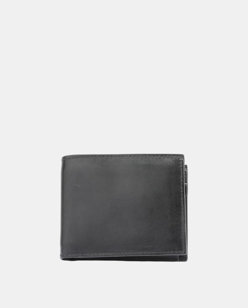 Cartera de piel con monedero - Officine Creative - Negro Negro-1