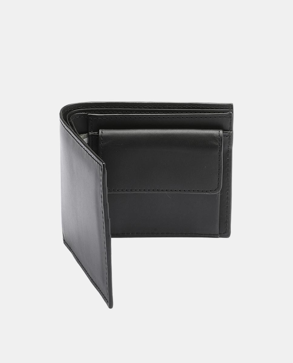 Cartera de piel con monedero - Officine Creative - Negro Negro-4