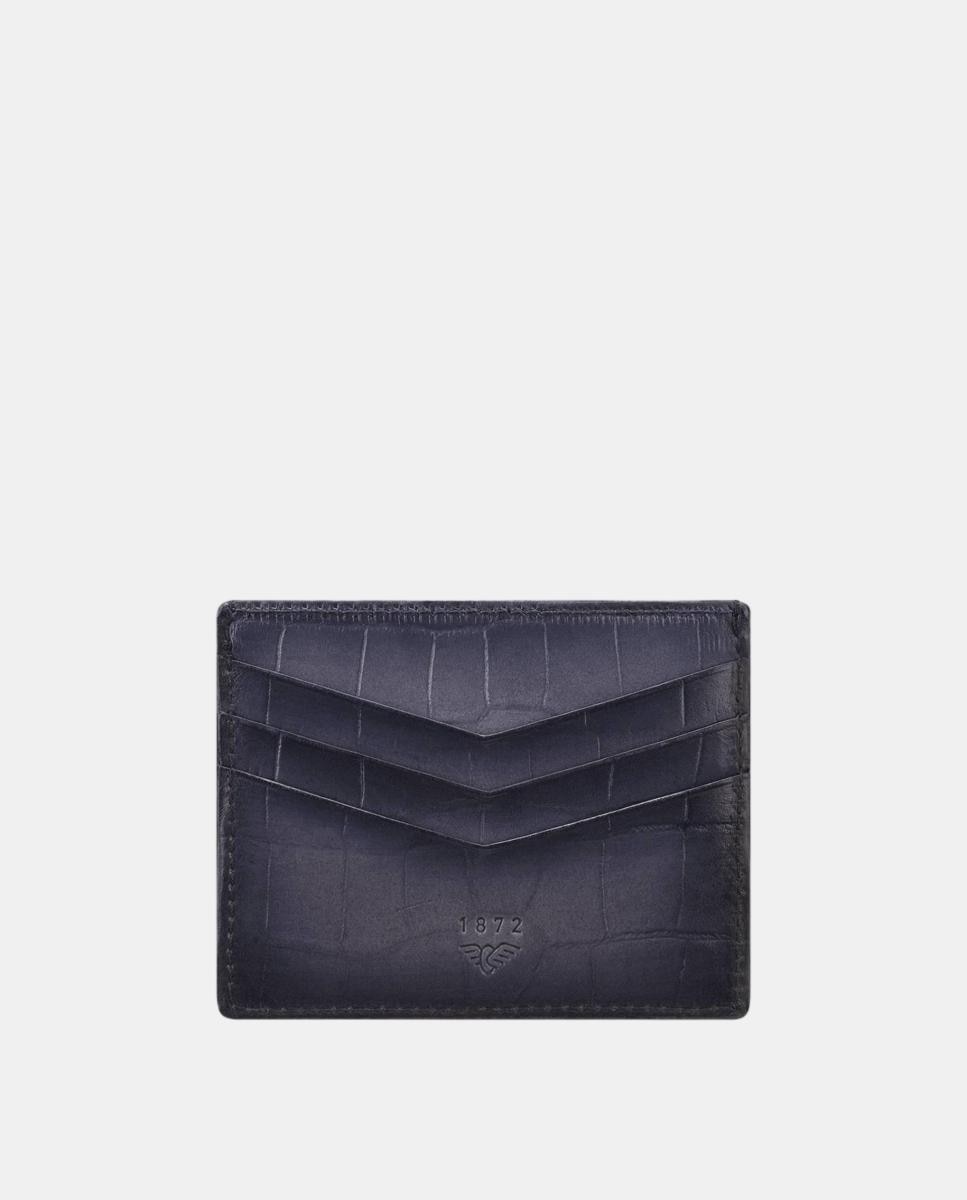 Tarjetero de piel grabada con logotipo - S.T. Dupont - Negro Negro-2