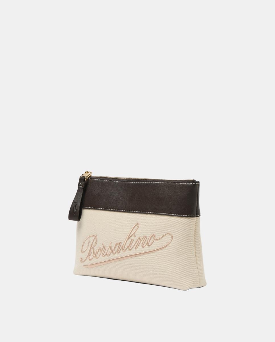 Neceser detalles piel - Borsalino - Blanco Blanco-2
