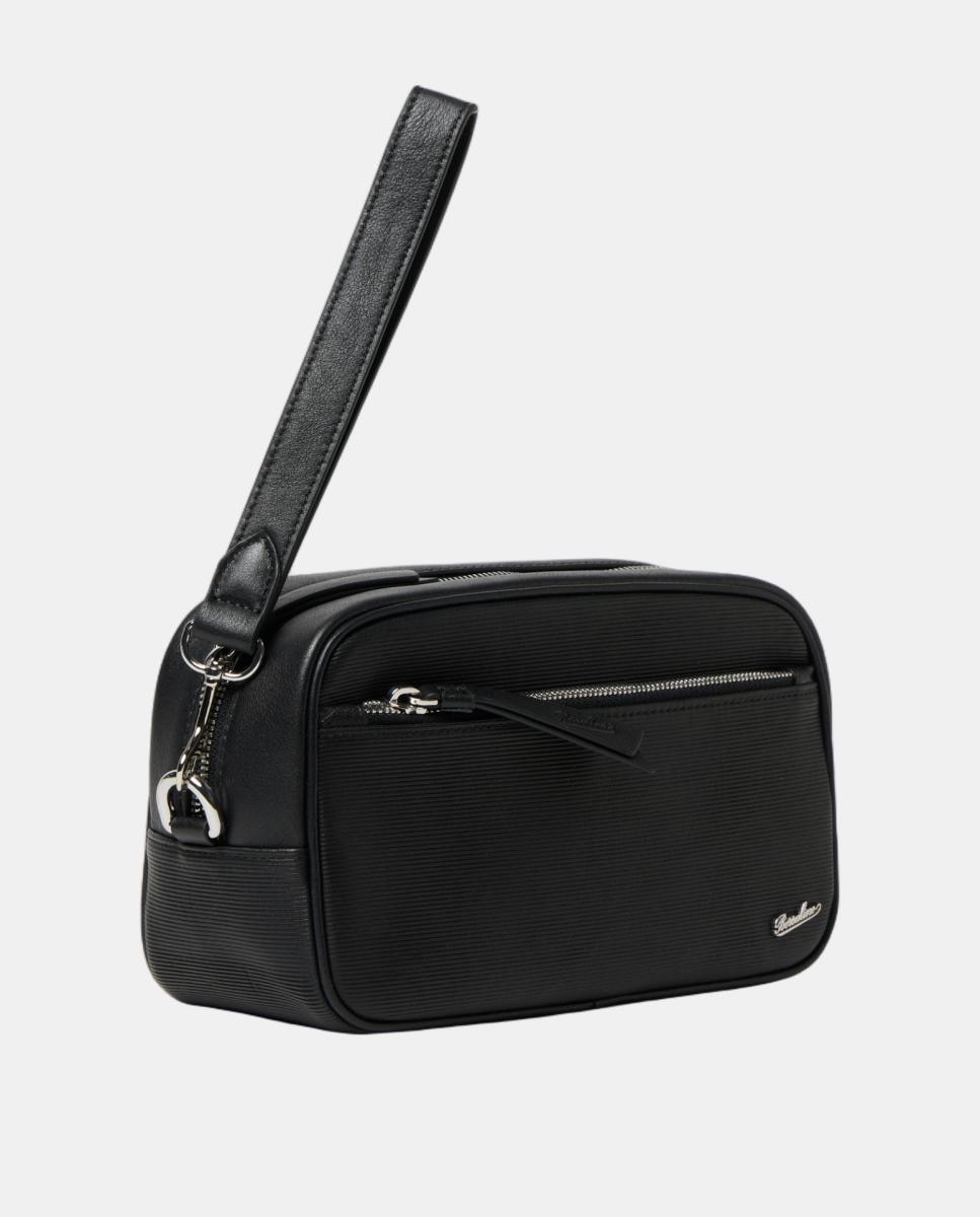 Imagen 2 de Neceser de viaje de piel grabada - Borsalino - Negro Negro