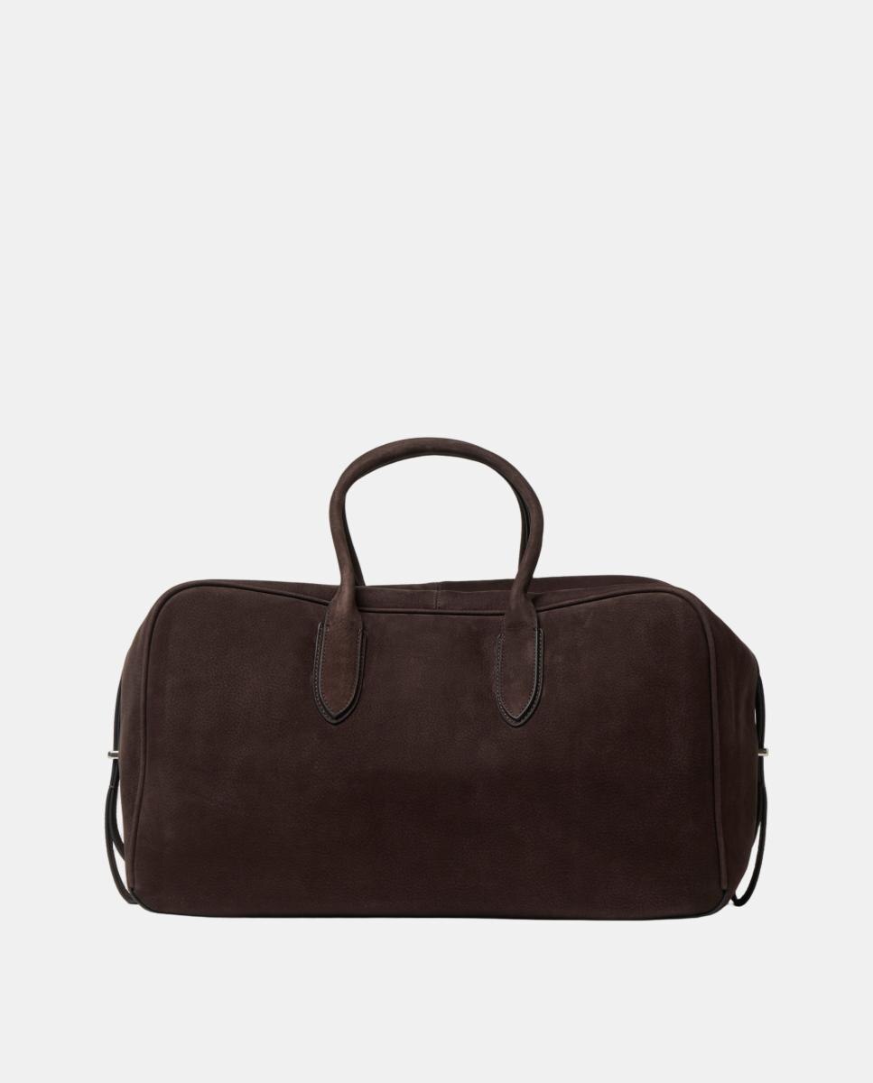 Bolso de viaje de piel - Borsalino - Marrón oscuro Marrón oscuro-3