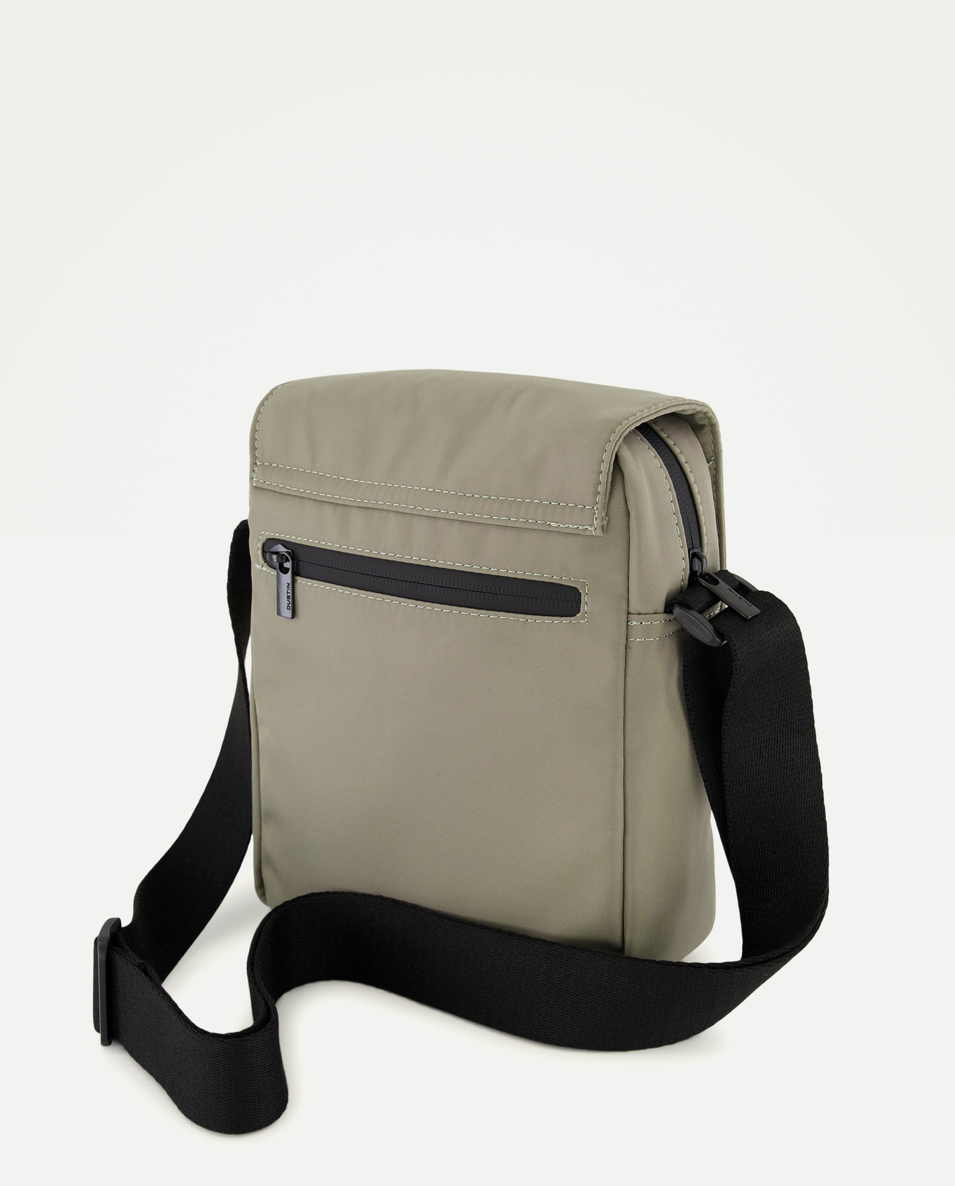 Mala Cross-Body de Nylon Antiga 510 Verde Claro-2