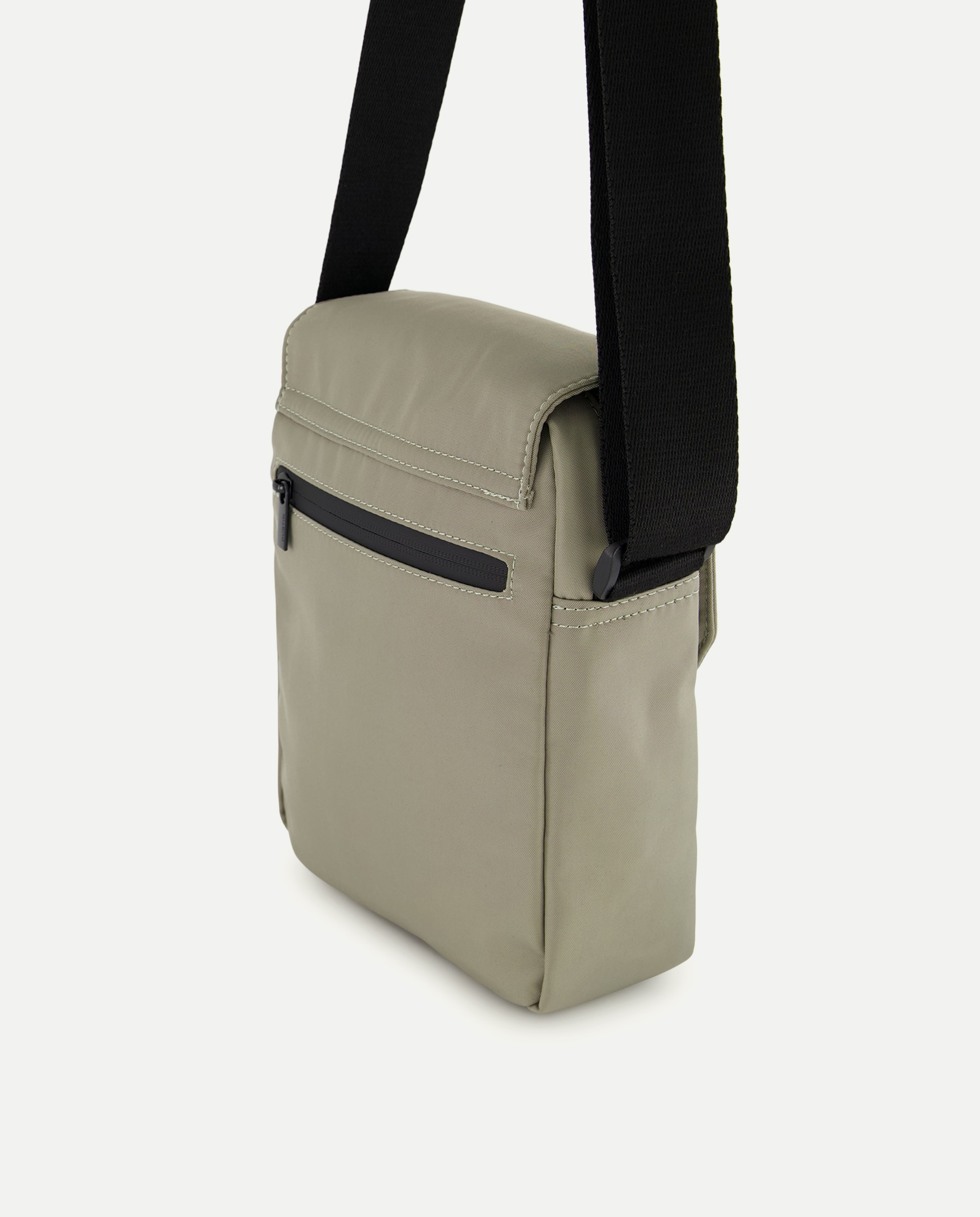Mala Cross-Body de Nylon Antiga 510 Verde Claro-3