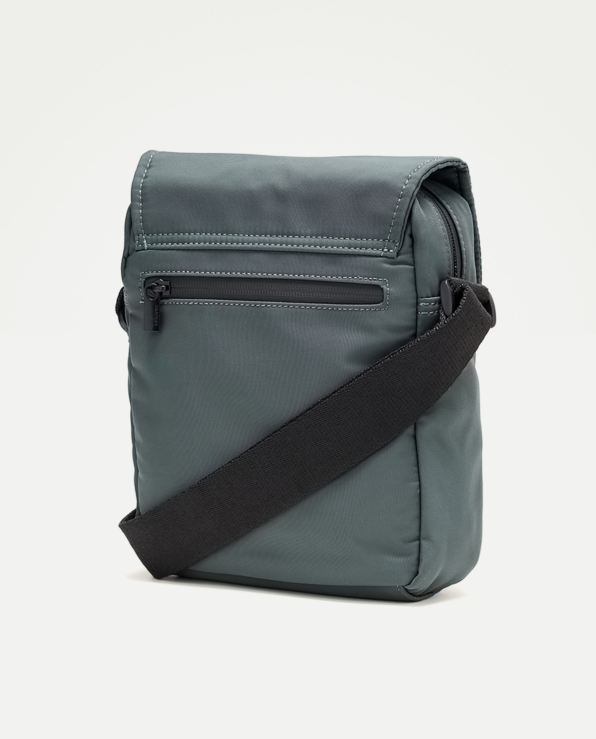 Mala Cross Body em Tecido Verde-2
