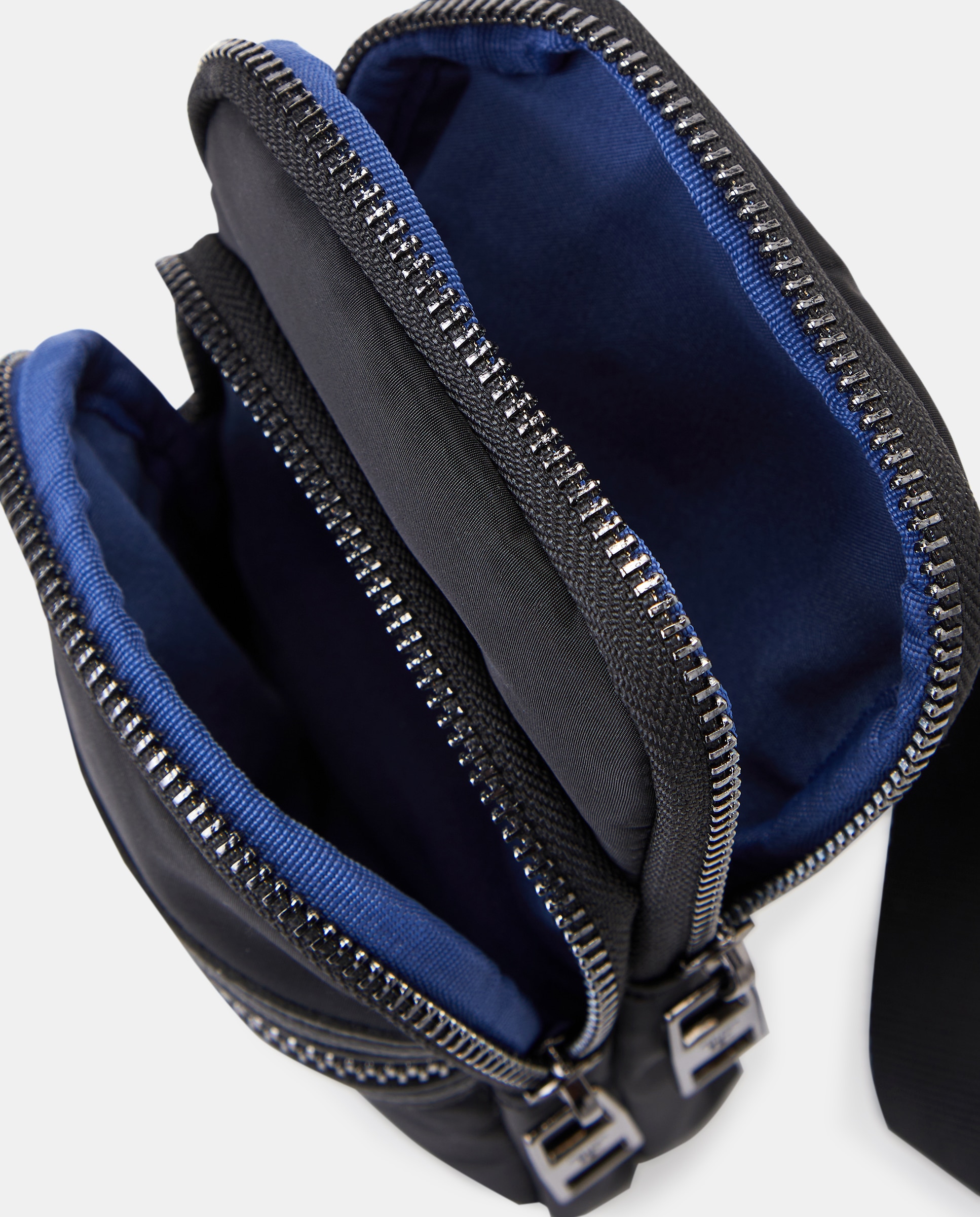 Crossbody pequeño en nylon - Emidio Tucci - Negro Negro-3