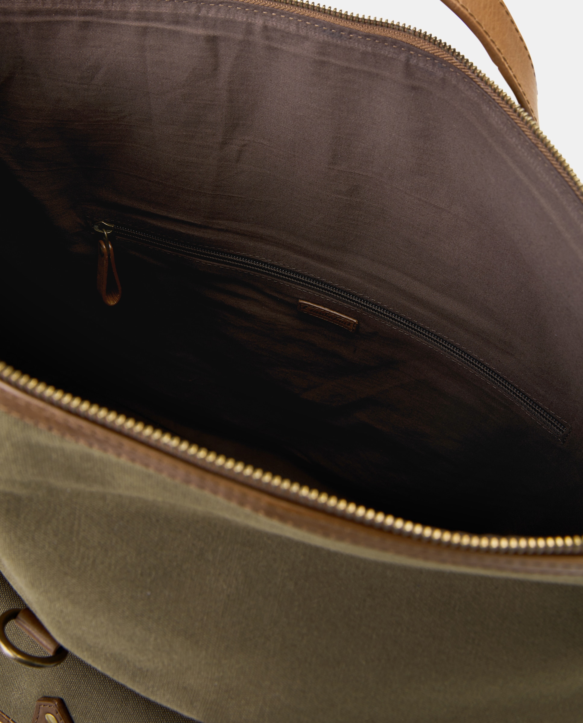 Mala Shopper em Lona e Pele 520 Caqui-3