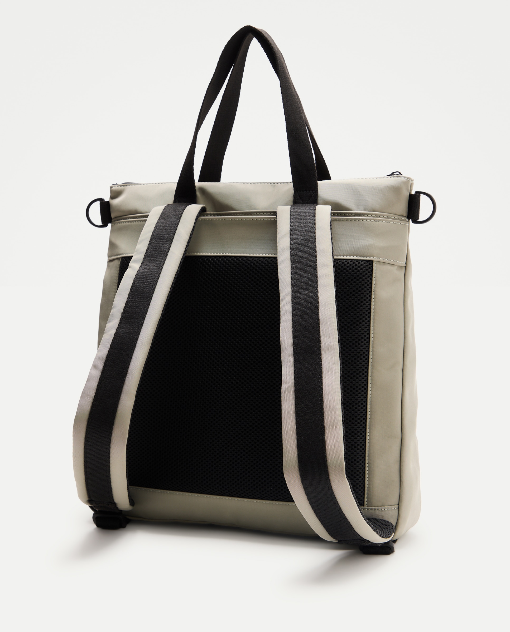 Mala Shopper de Nylon Antiga 510 Verde Claro-2