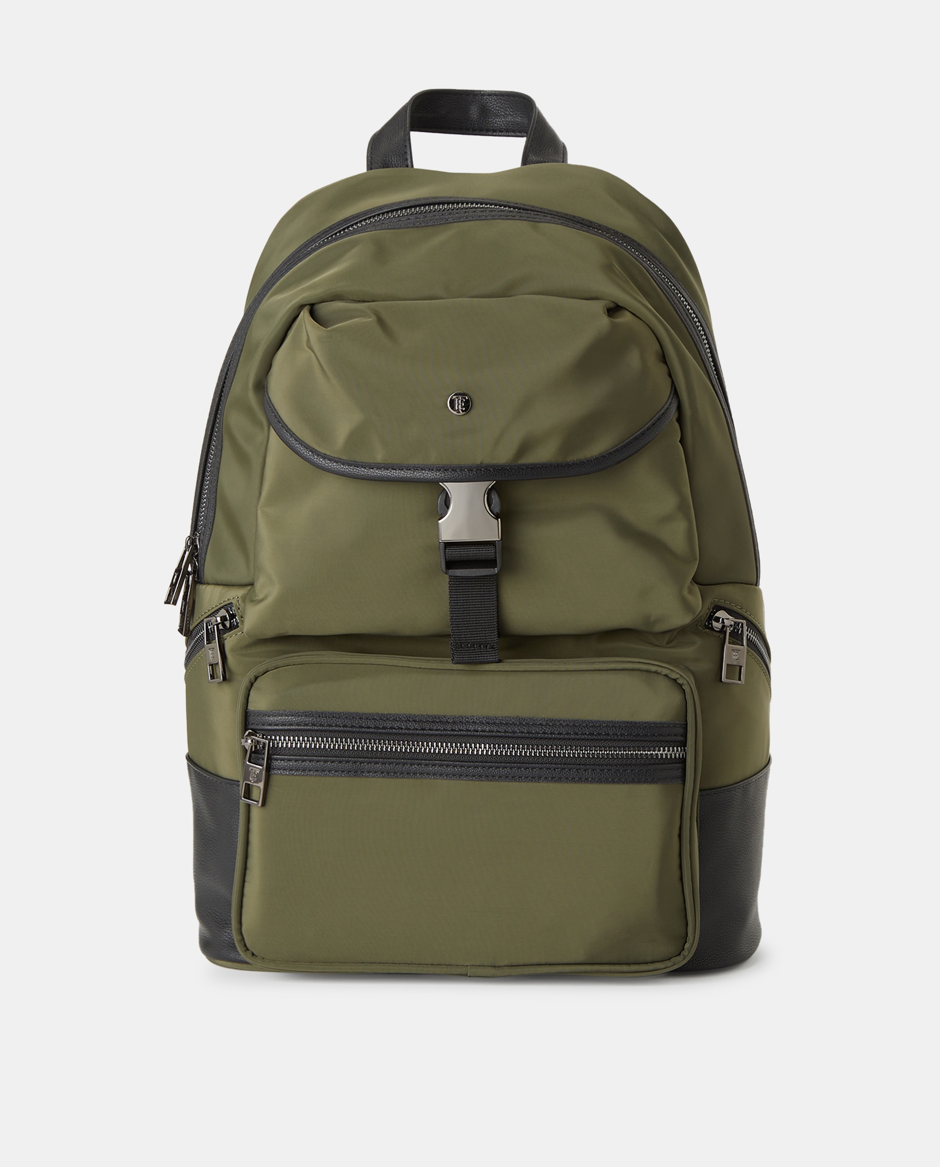 Mochila em Nylon Caqui-1