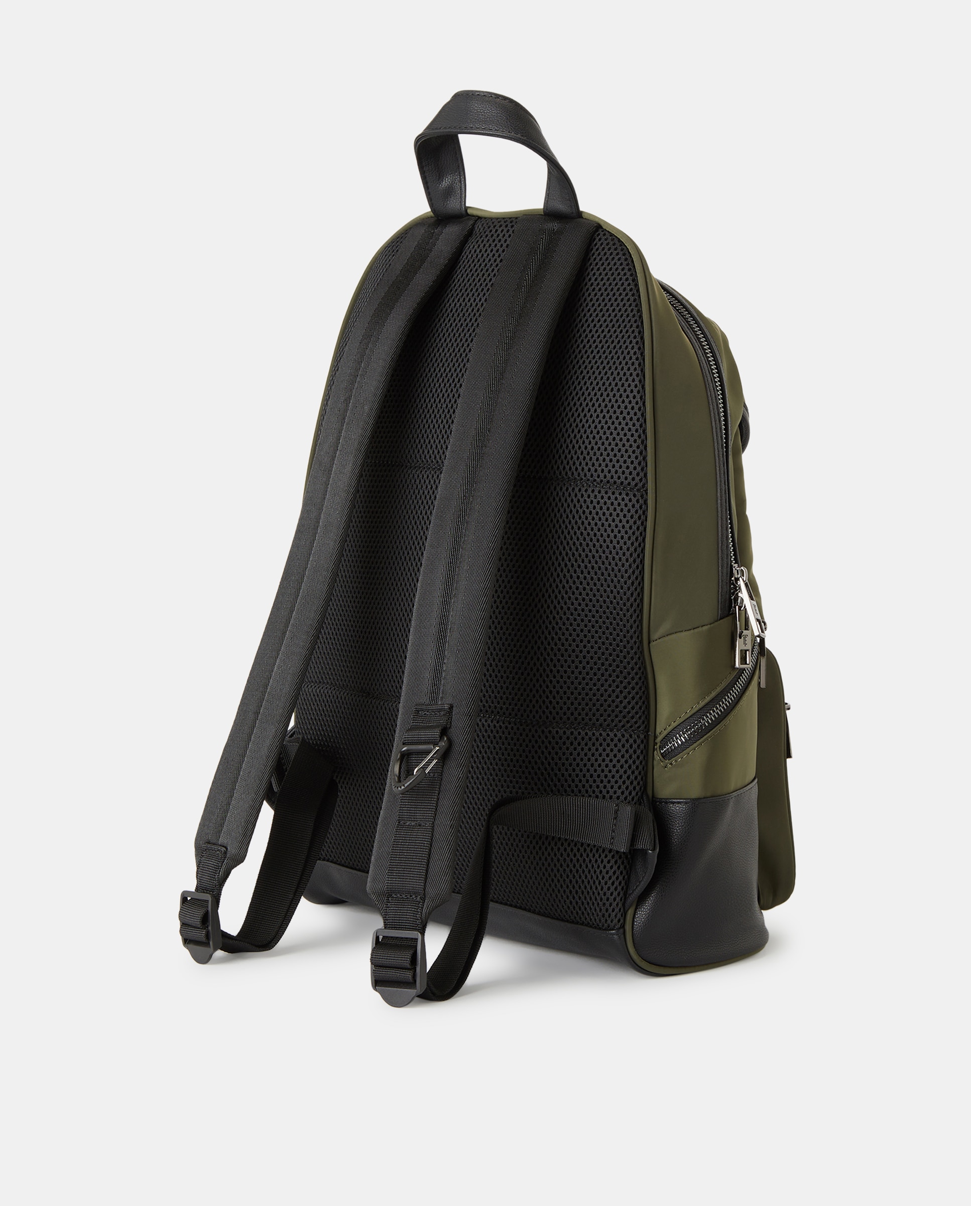 Mochila em Nylon Caqui-2