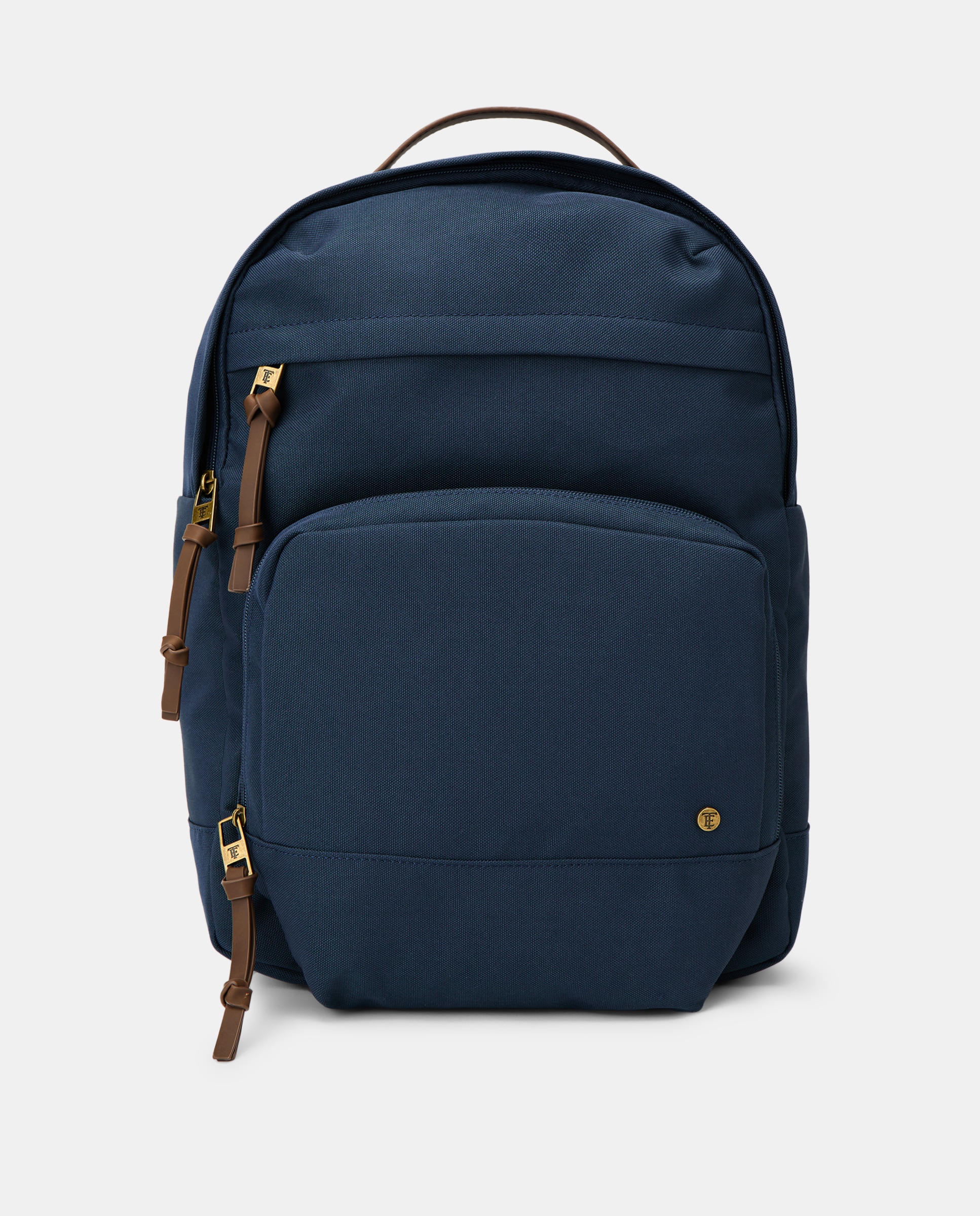 Mochila de Nylon com Textura Cinzento médio-1