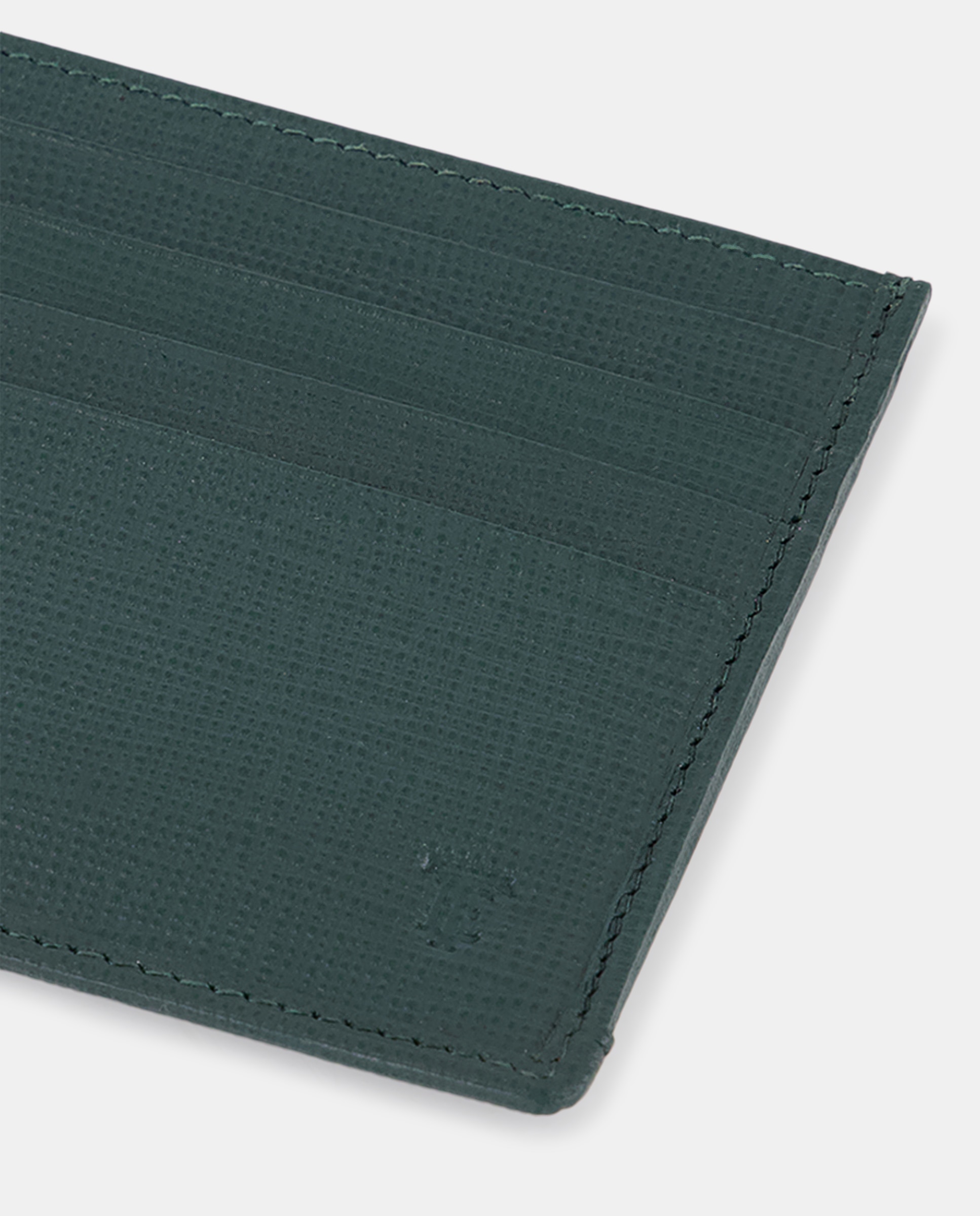 Tarjetero piel safiano - Emidio Tucci - Verde oscuro Verde oscuro-4