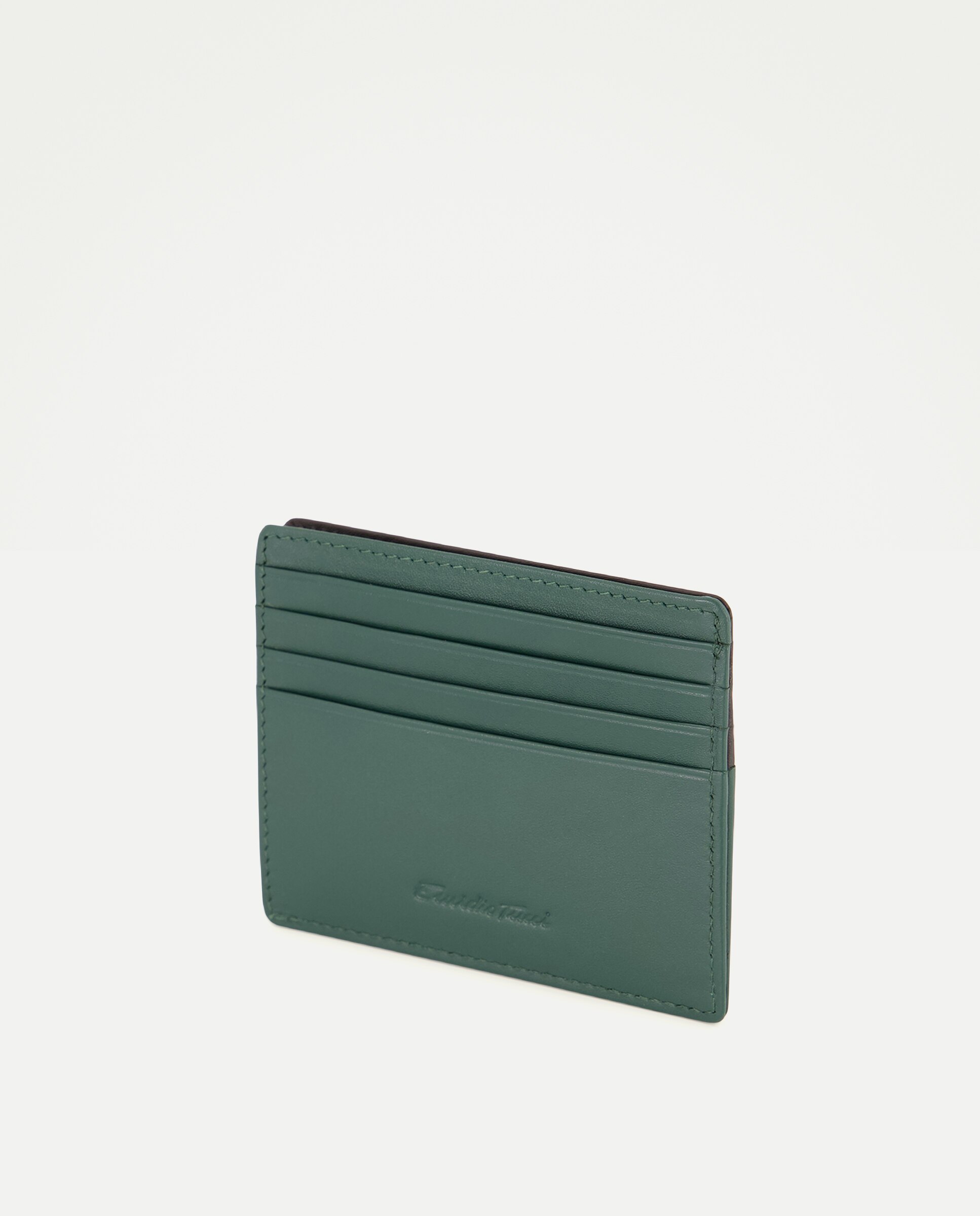 Tarjetero de hombre en napa bicolor - Emidio Tucci - Verde Verde-2