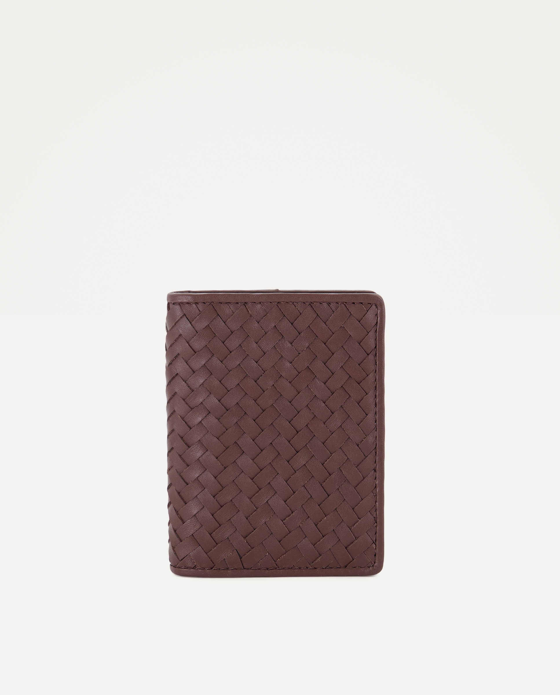 Cartera de hombre en napa trenzada - Emidio Tucci - Marrón Marrón-1