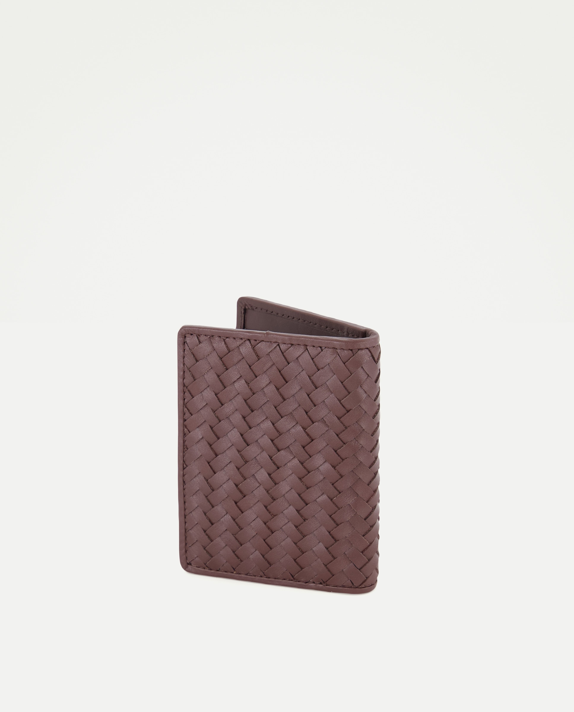 Cartera de hombre en napa trenzada - Emidio Tucci - Marrón Marrón-2