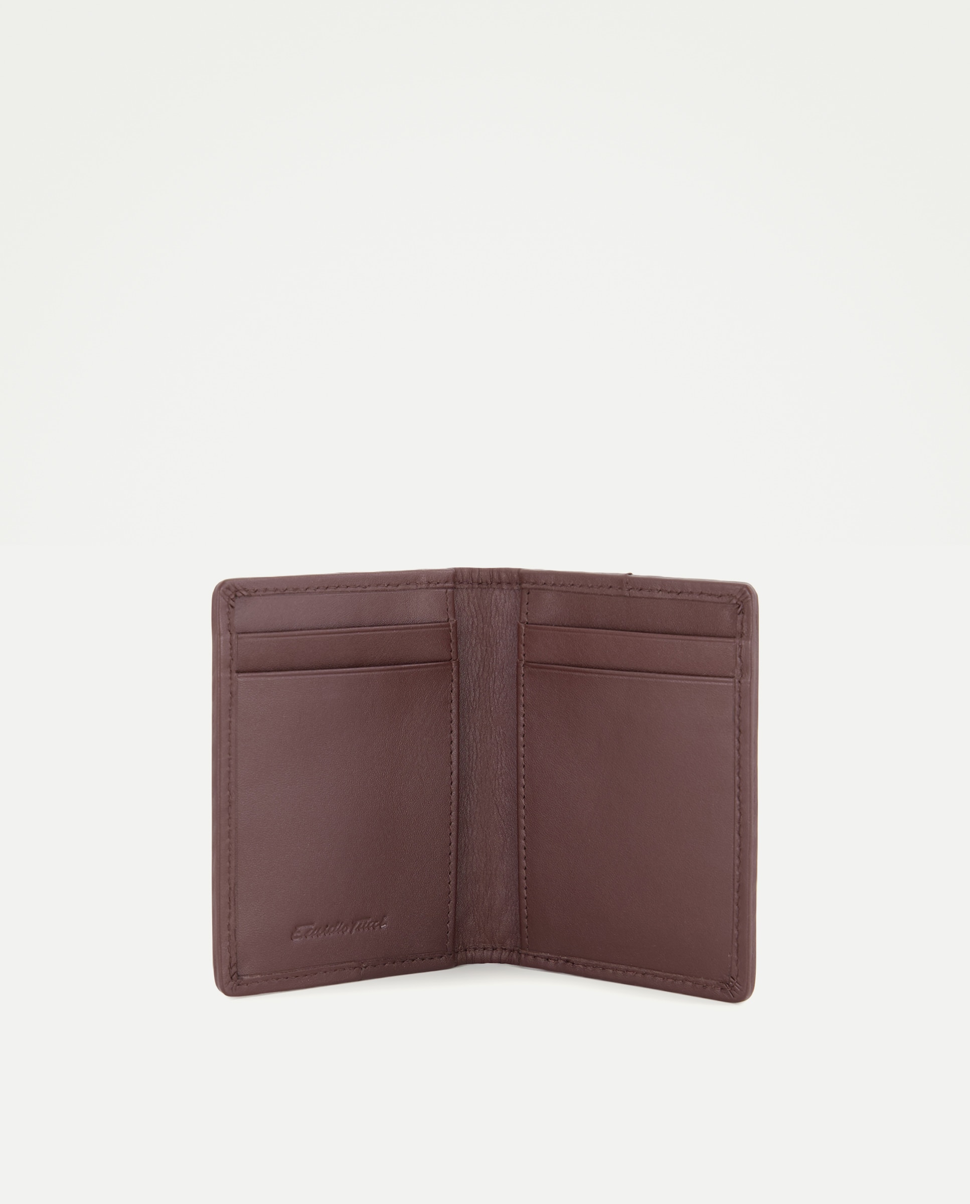 Cartera de hombre en napa trenzada - Emidio Tucci - Marrón Marrón-3